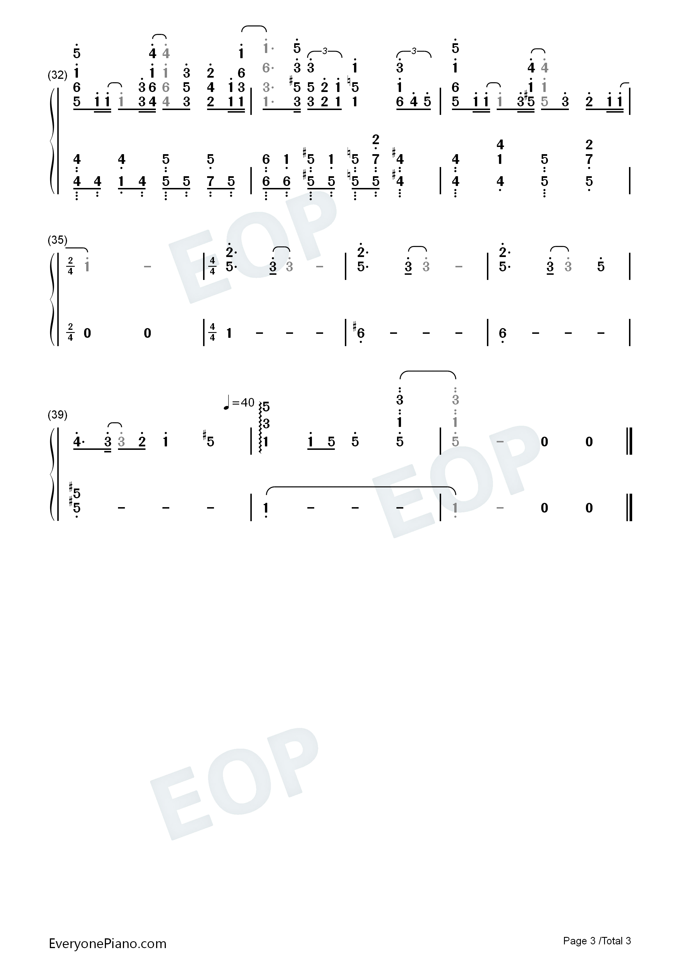 ETERNAL♭钢琴简谱_安野希世乃演唱