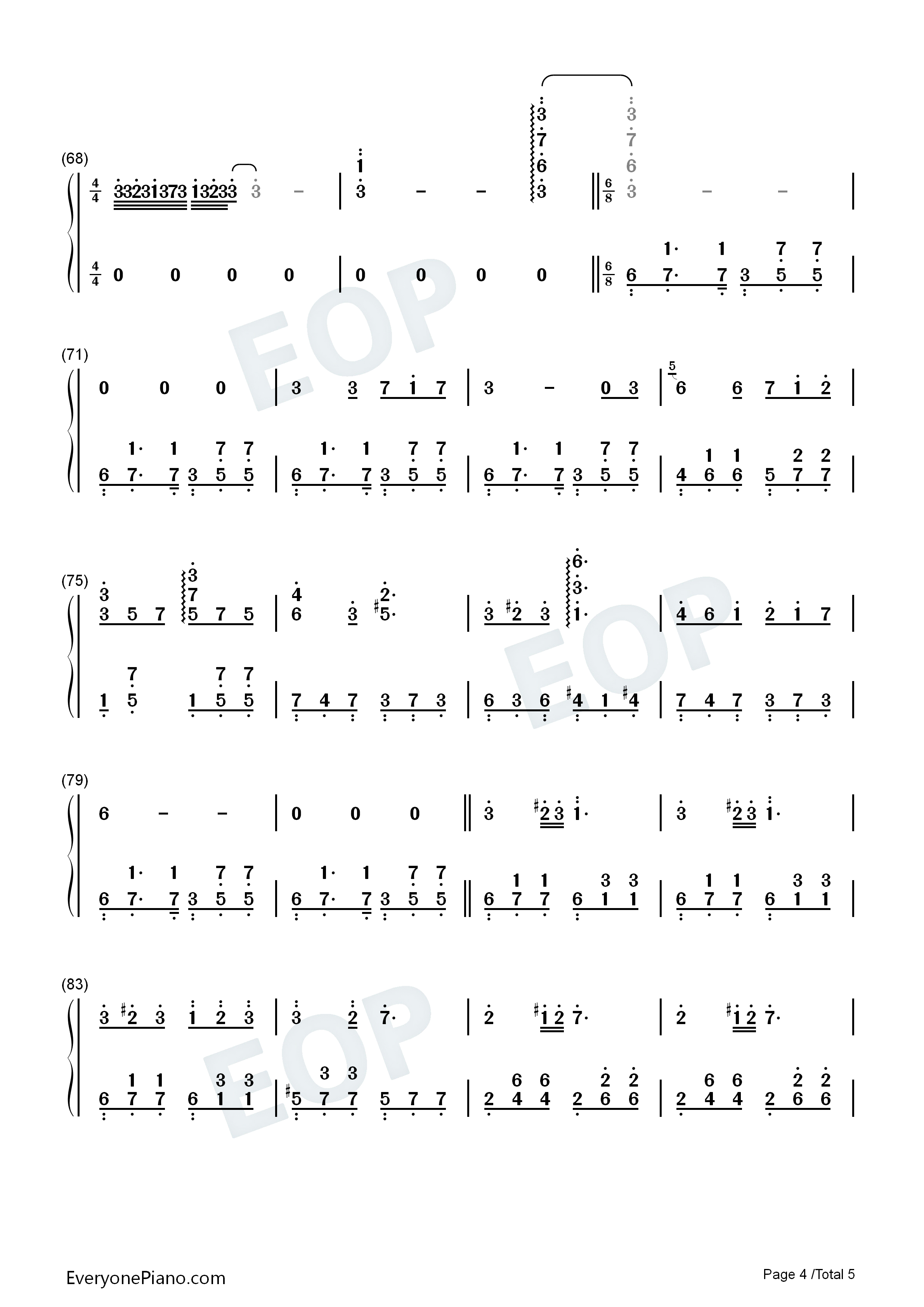 秋逝钢琴简谱_石进演唱