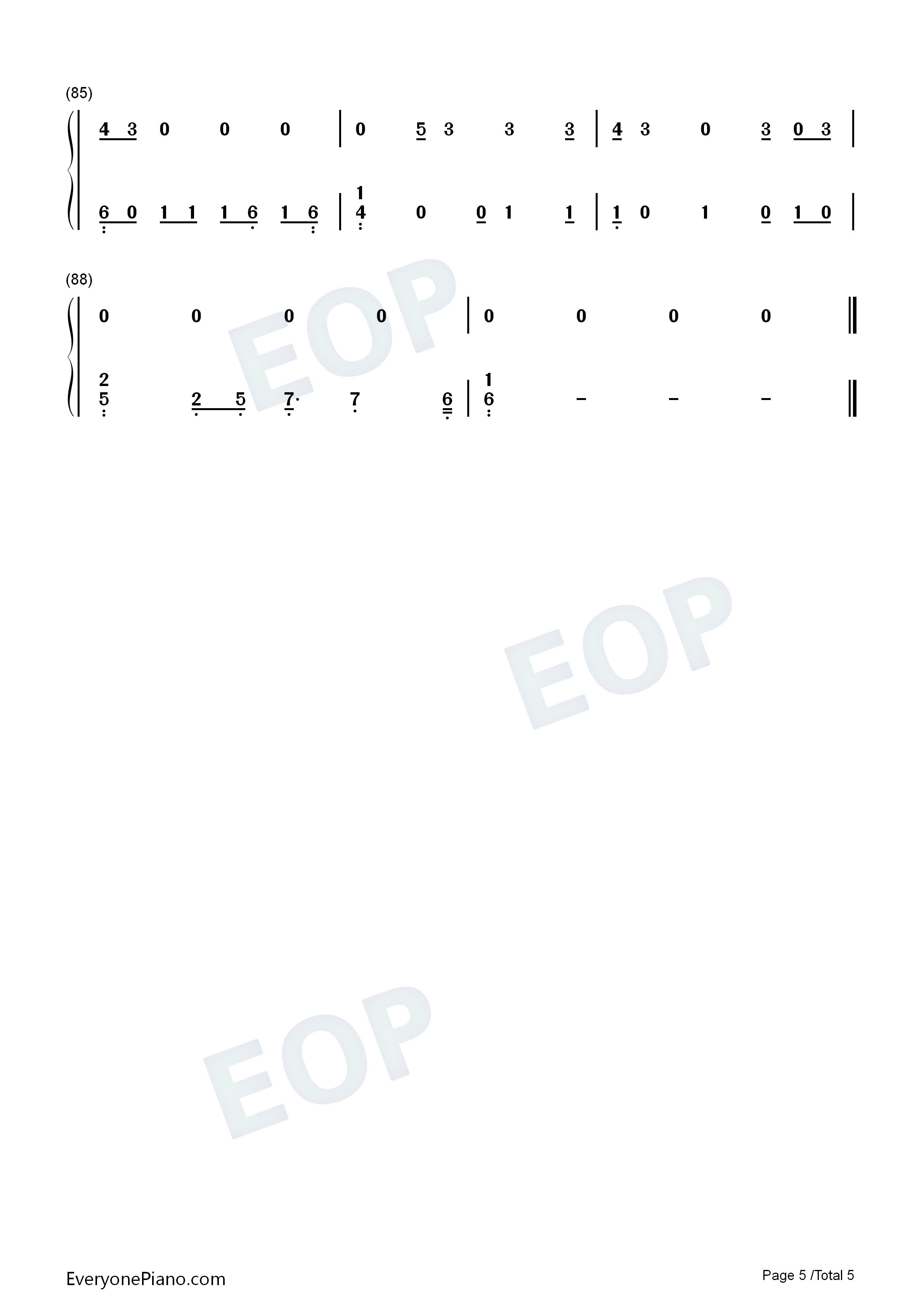 Emotions钢琴简谱_Iann_Dior演唱