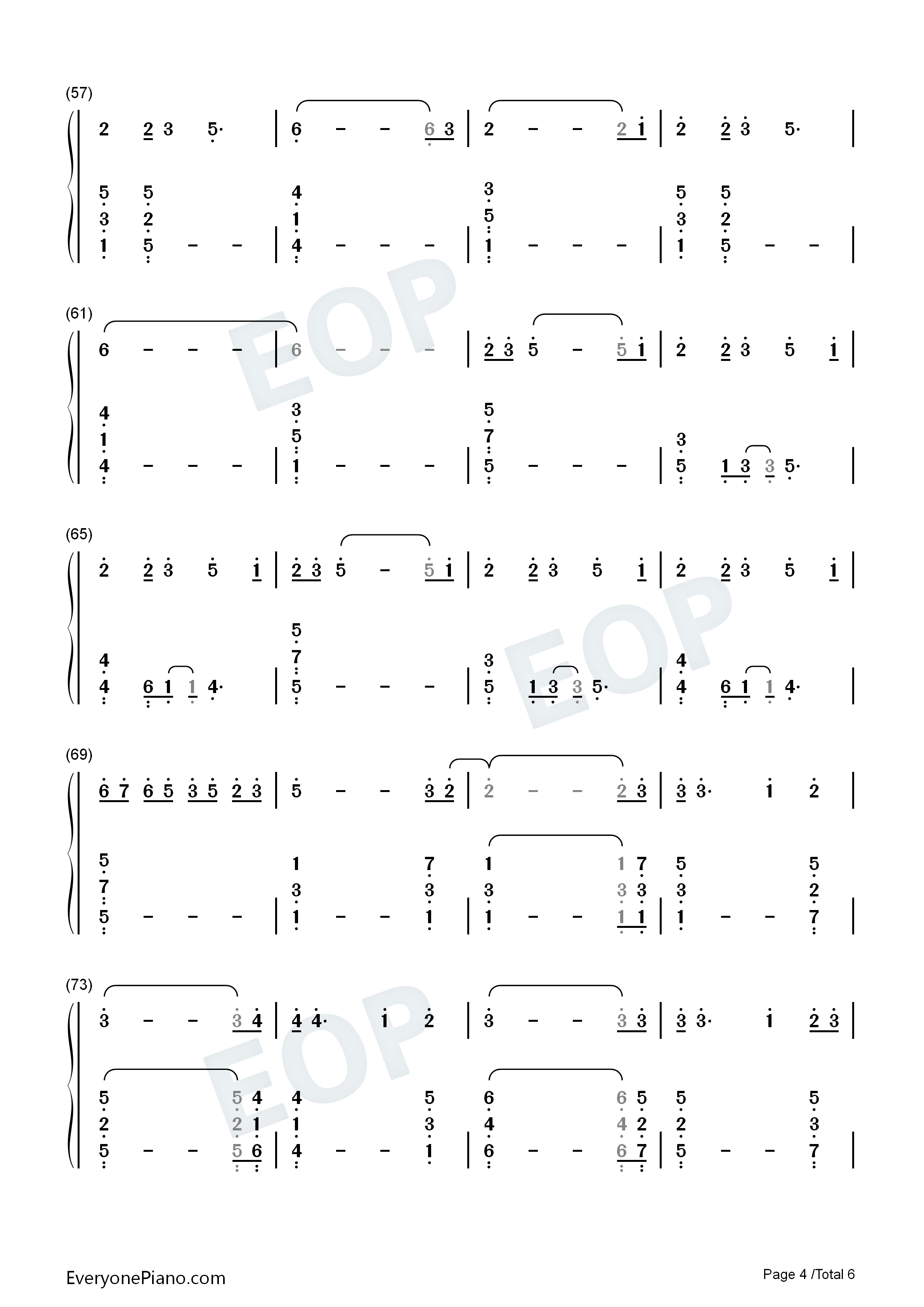 Let_Somebody_Go钢琴简谱_Coldplay_Selena_Gomez演唱