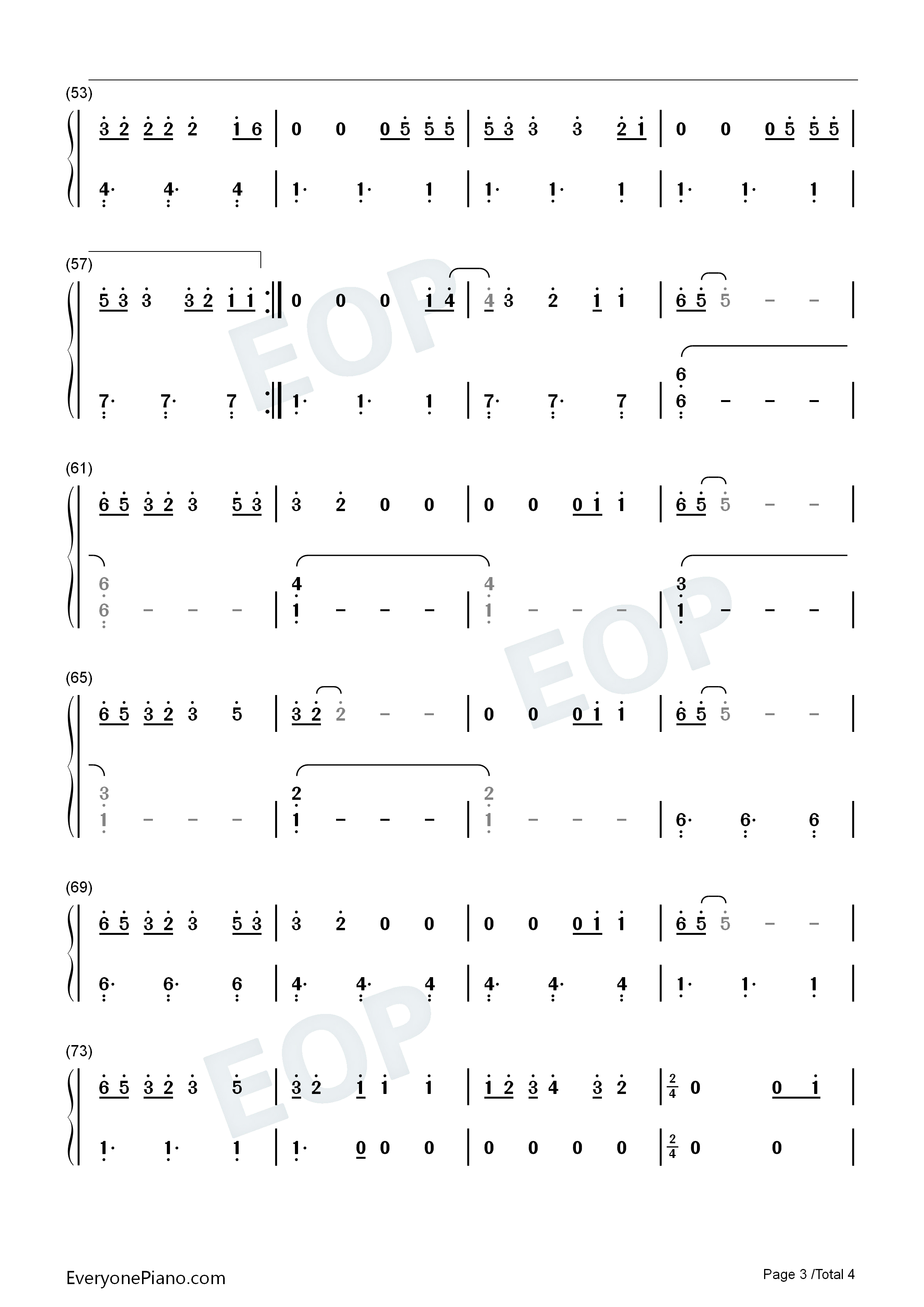 Looks_Like_Me钢琴简谱_Dean_Lewis演唱