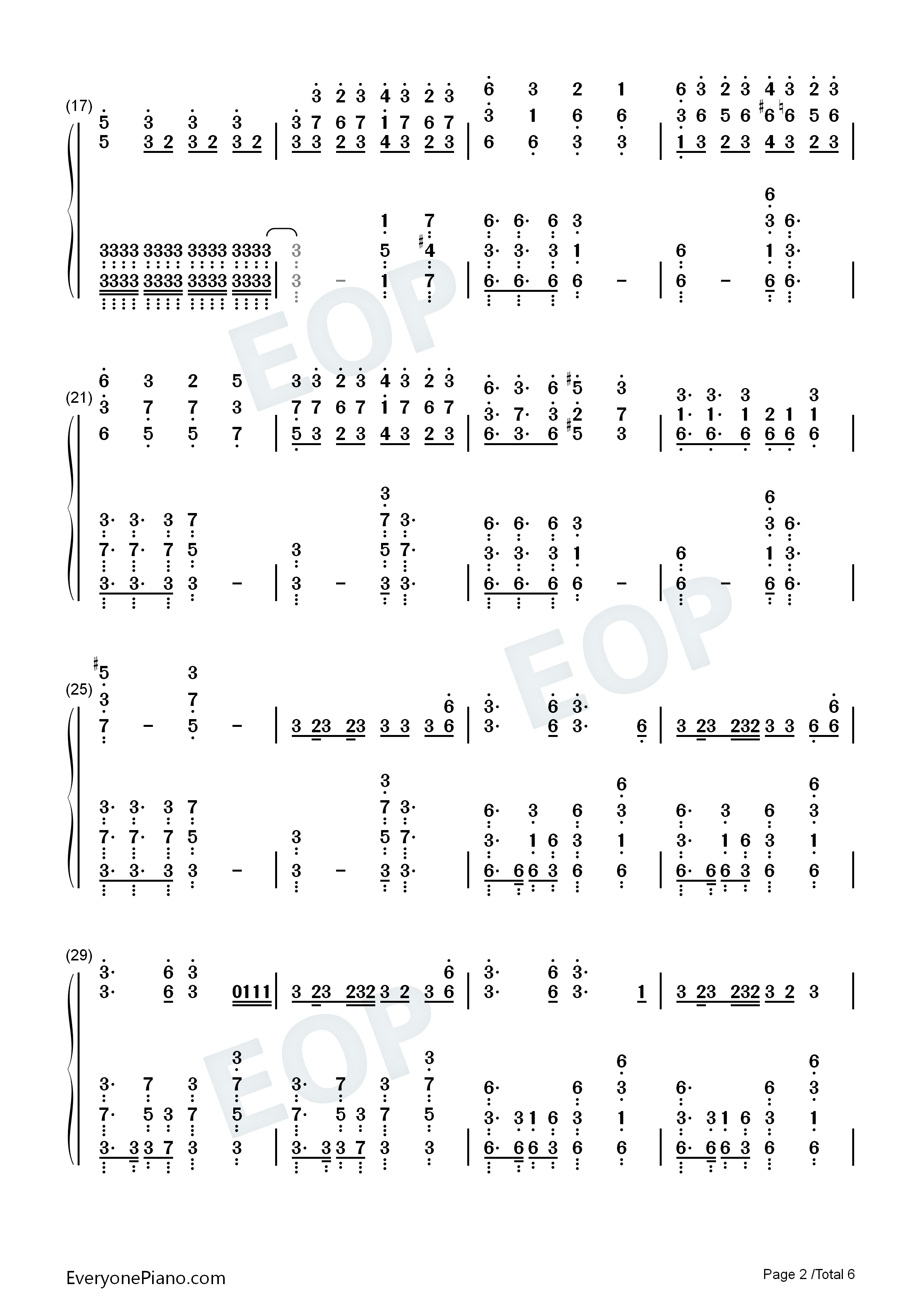 Perfect_World钢琴简谱_Twice演唱