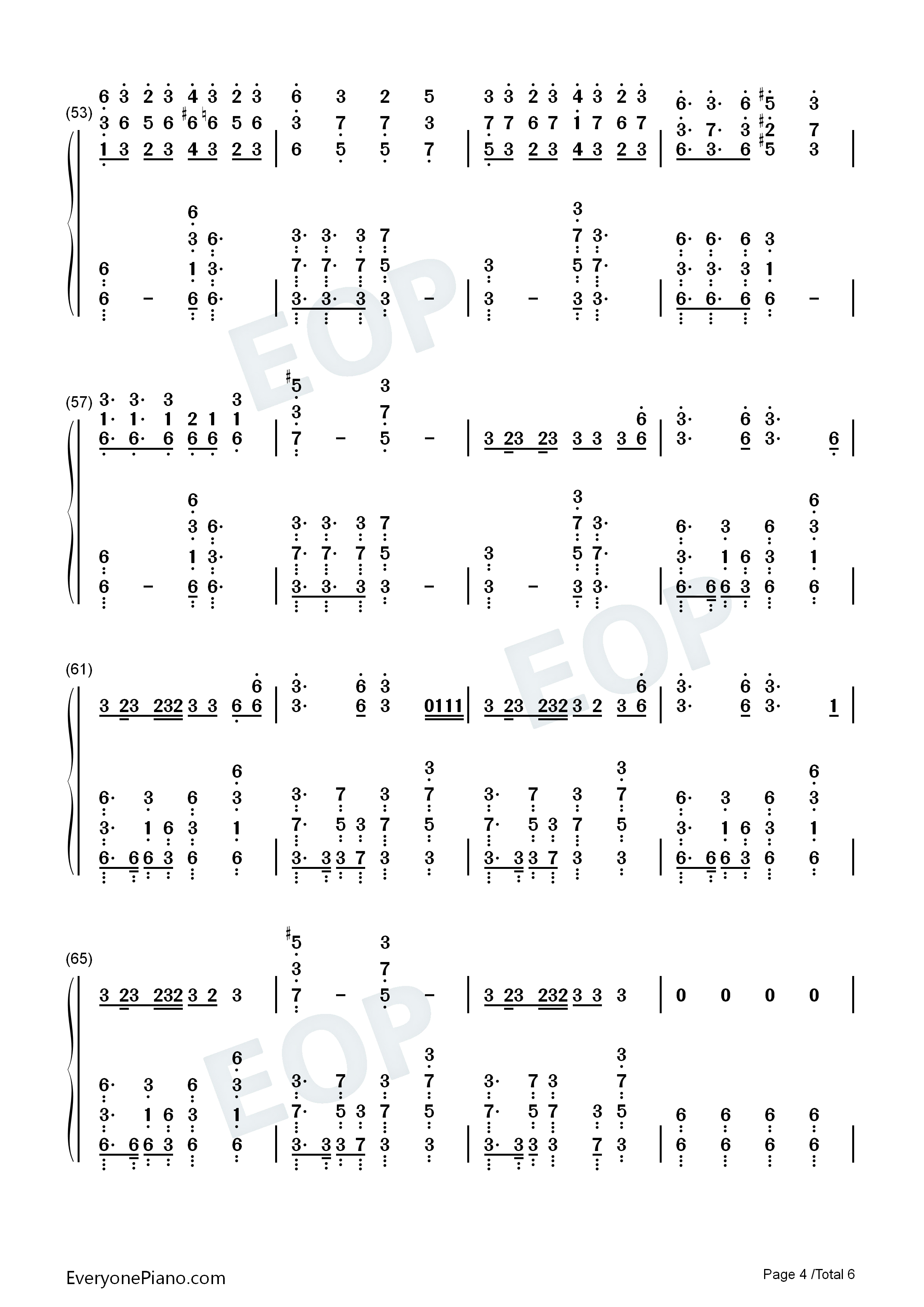 Perfect_World钢琴简谱_Twice演唱