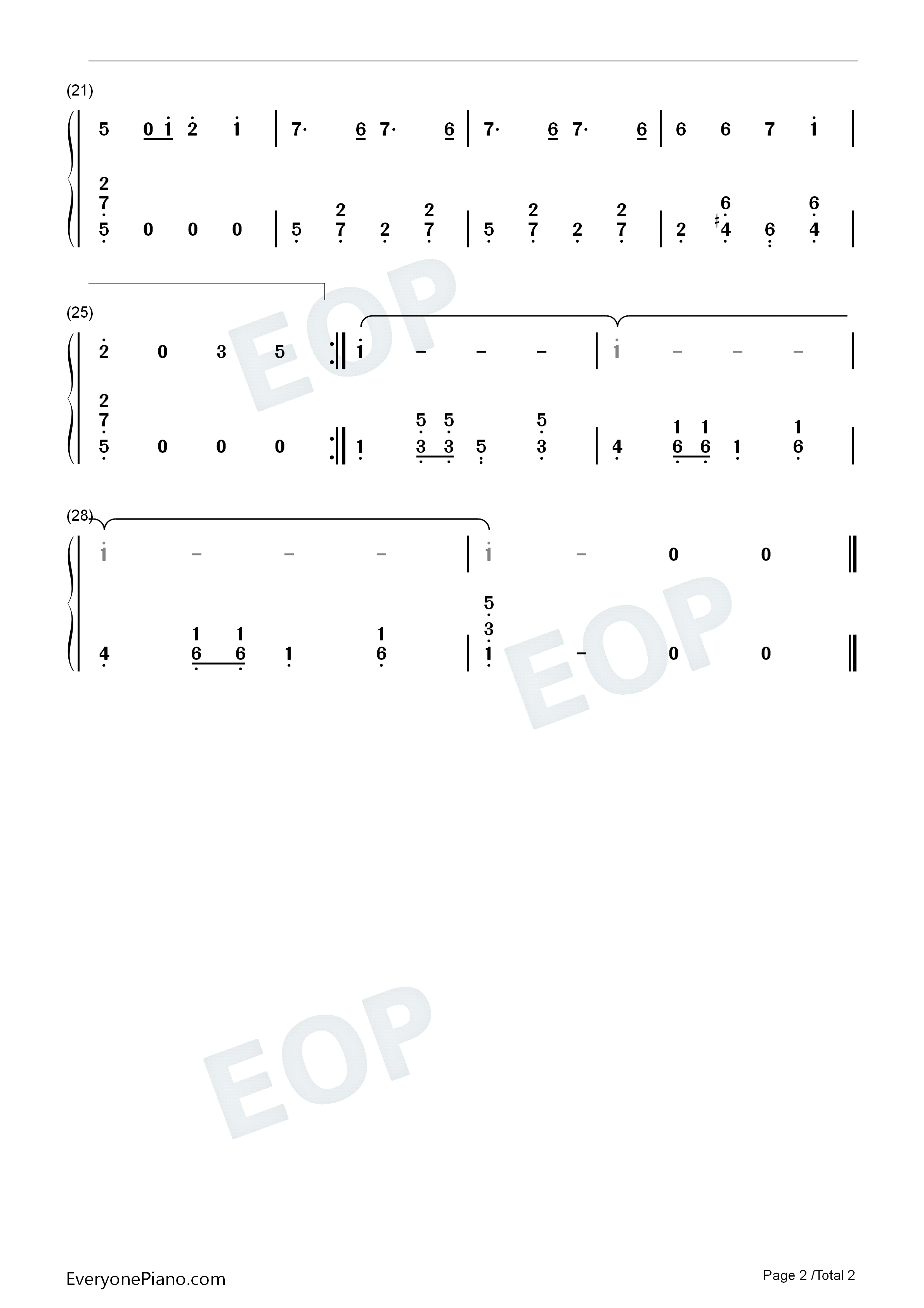 告诉你告诉我钢琴简谱_邓丽君演唱