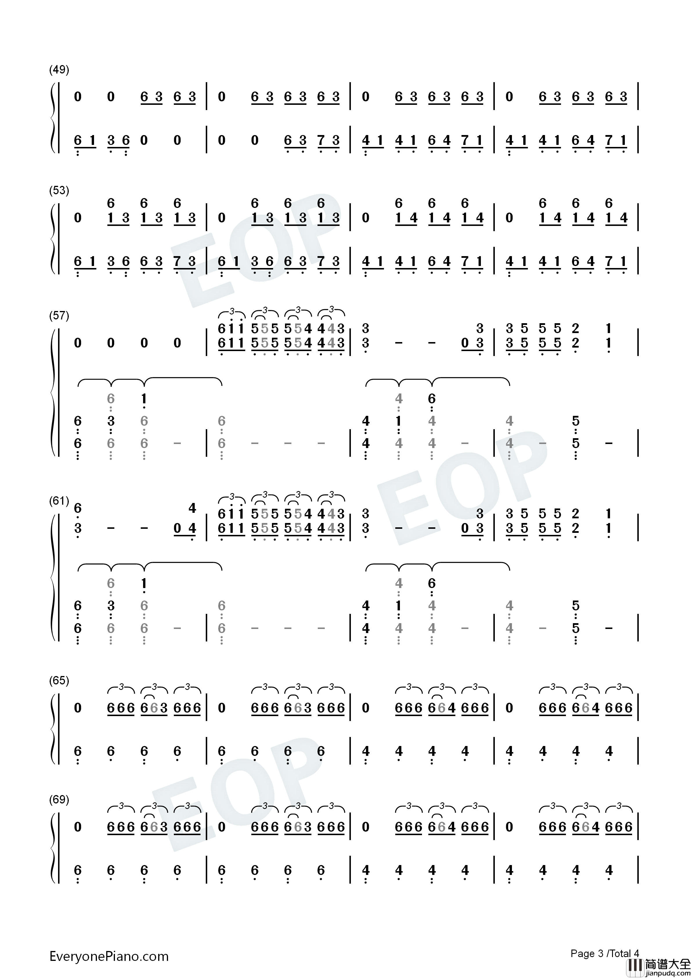 Motley_Crew钢琴简谱_Post_Malone演唱