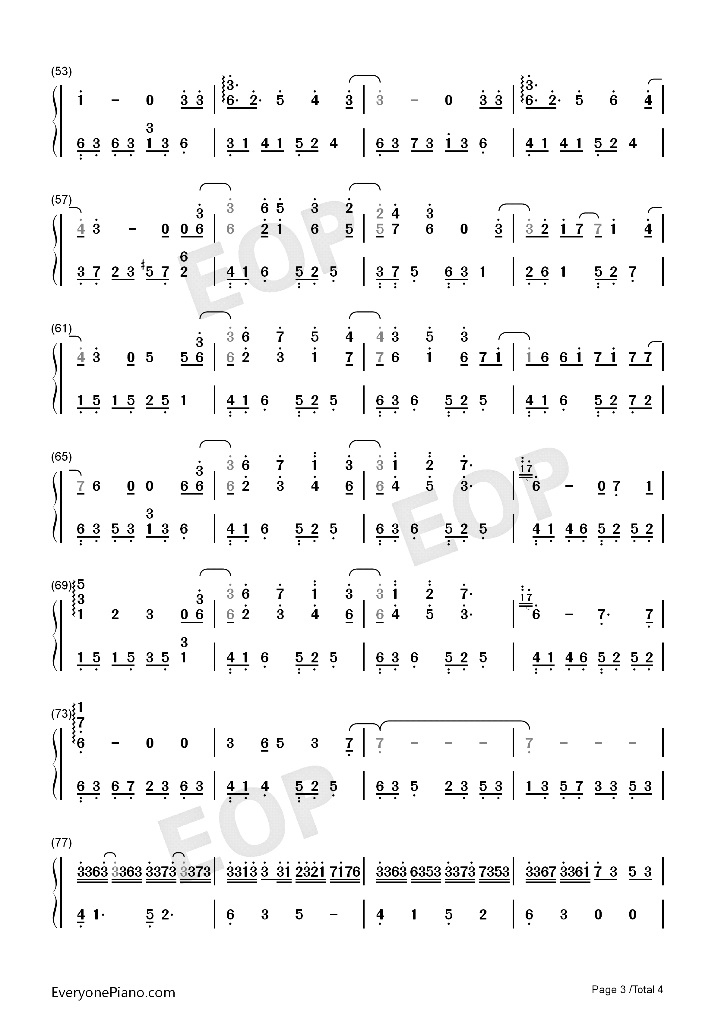 撒野钢琴简谱_欸_61演唱