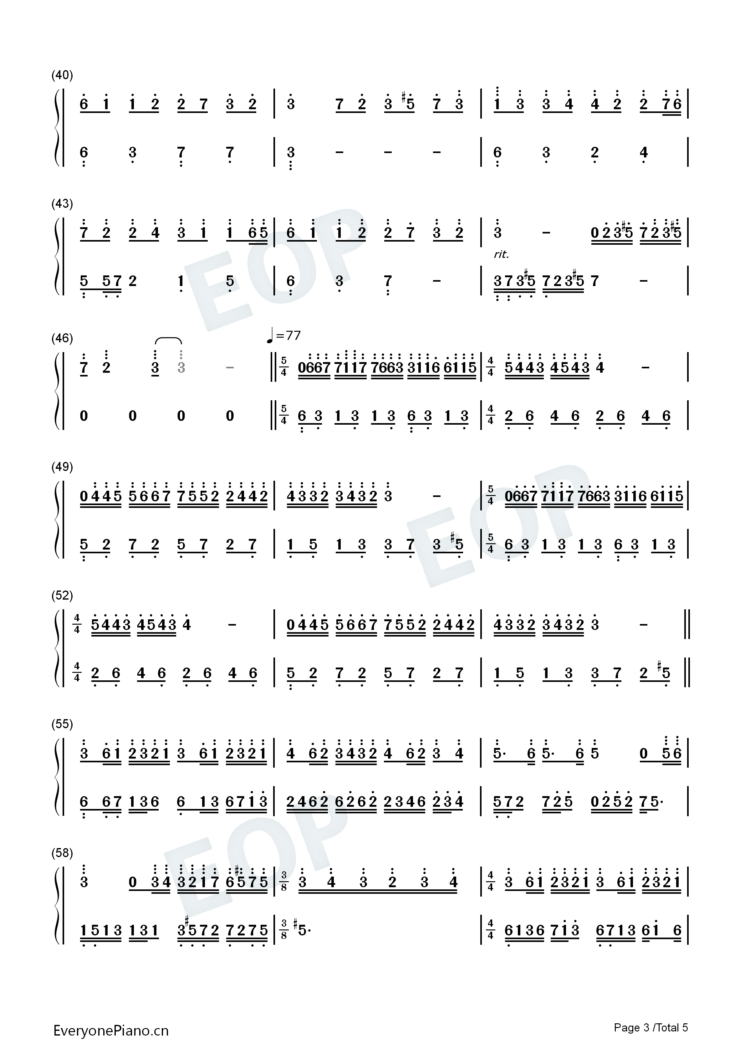 梦中的婚礼绝美版钢琴简谱_理查德·克莱德曼演唱