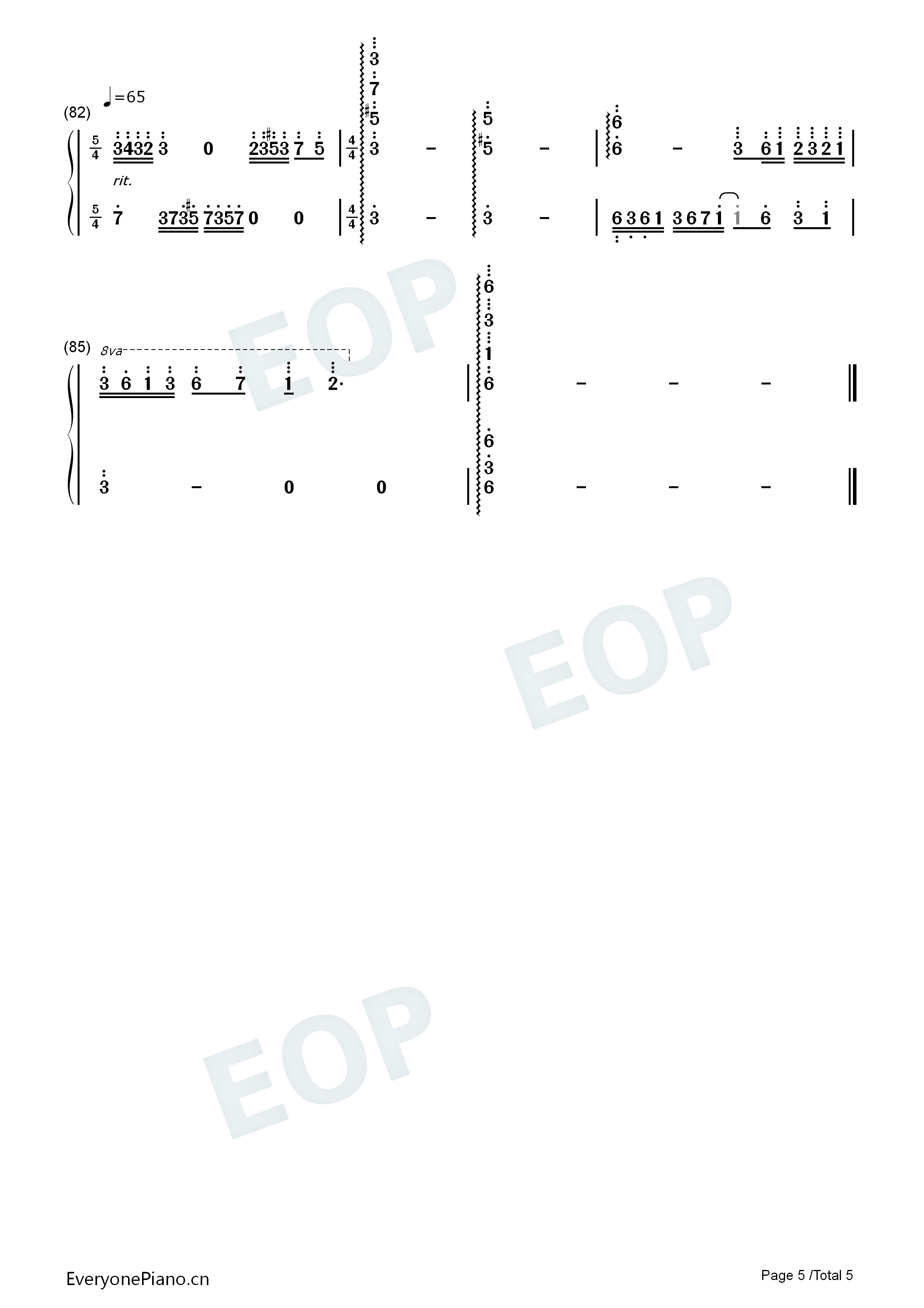 梦中的婚礼绝美版钢琴简谱_理查德·克莱德曼演唱