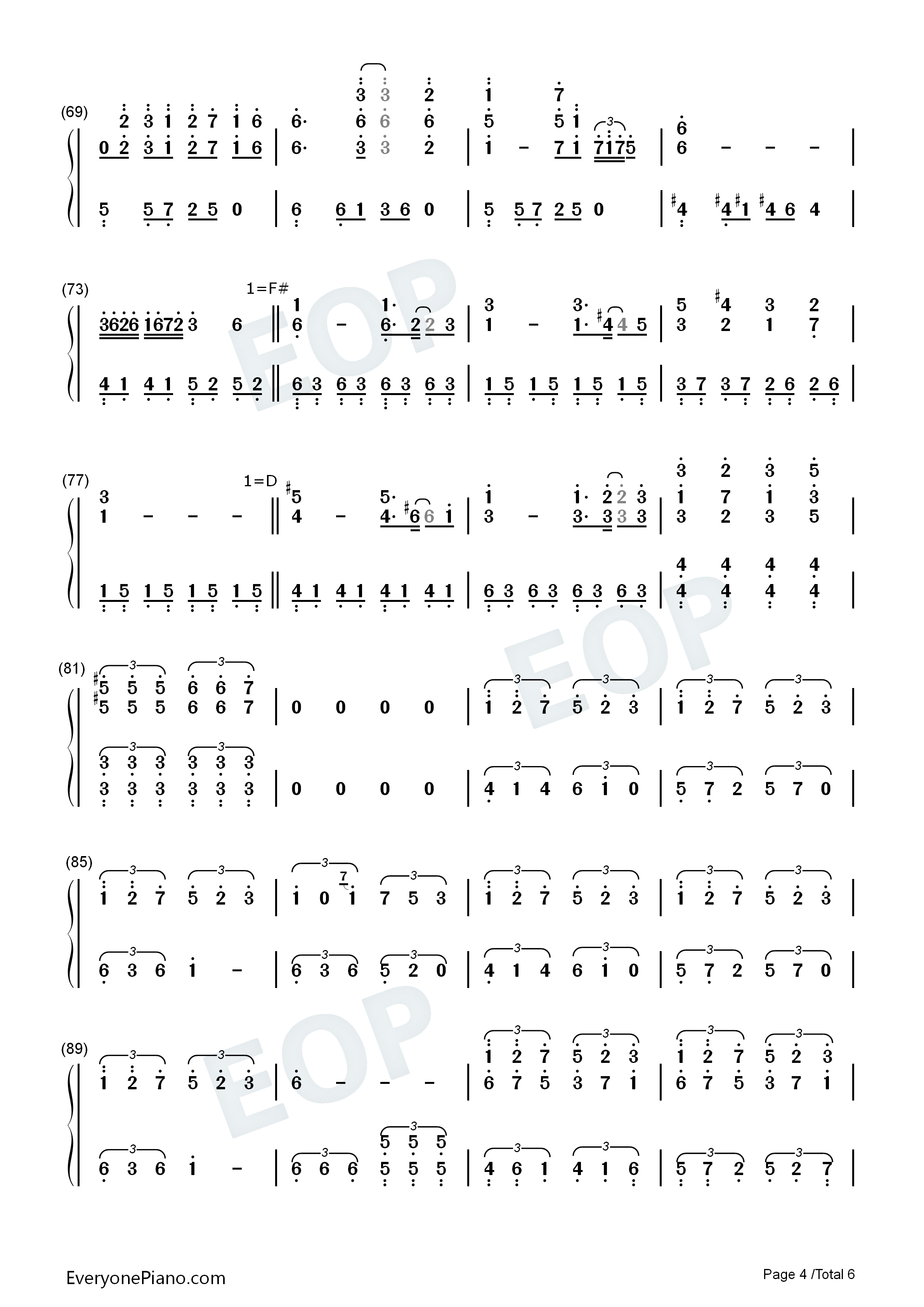 少女が見た日本の原風景钢琴简谱_东方Project演唱