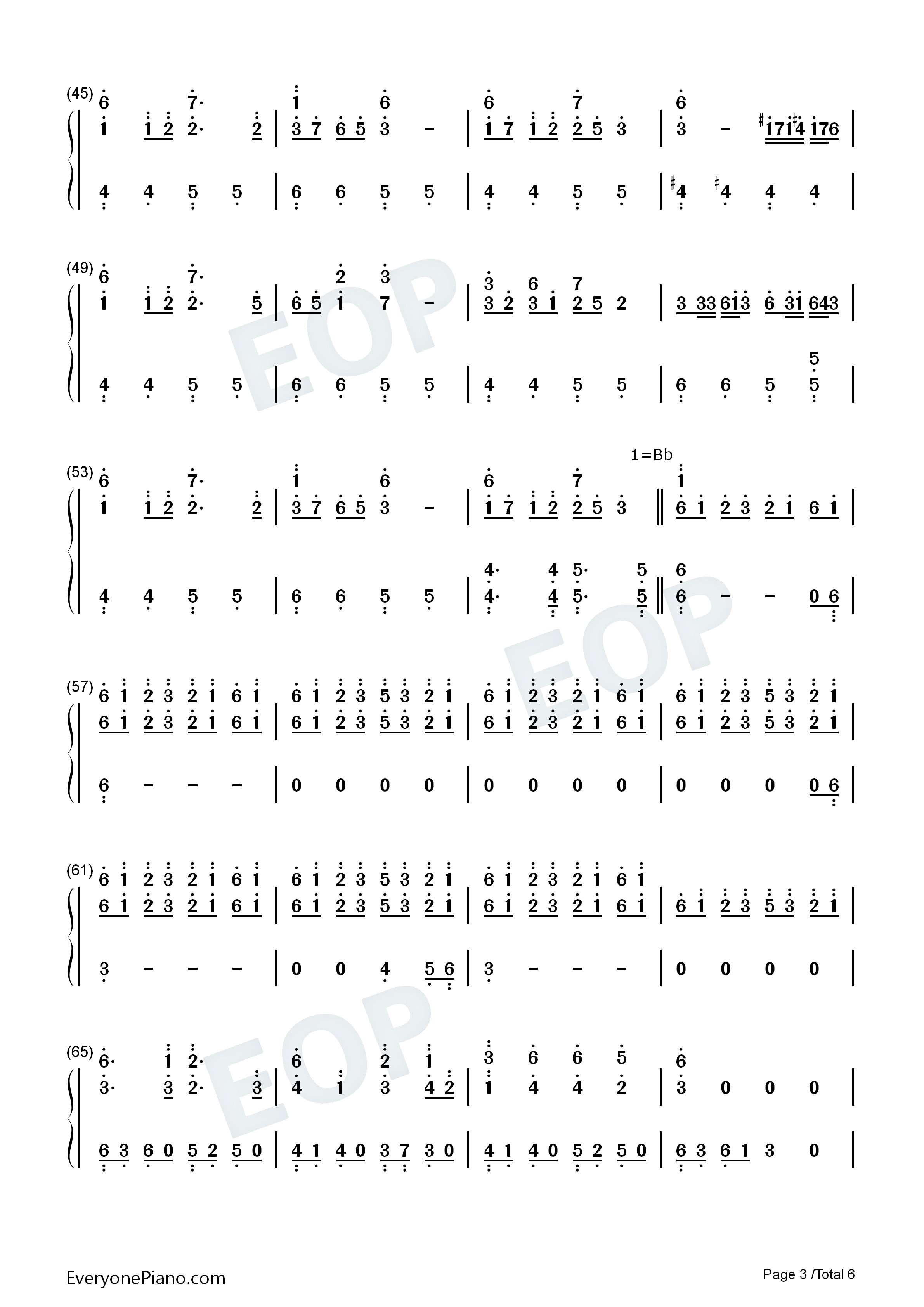 明日ハレの日_ケの昨日钢琴简谱_东方Project演唱