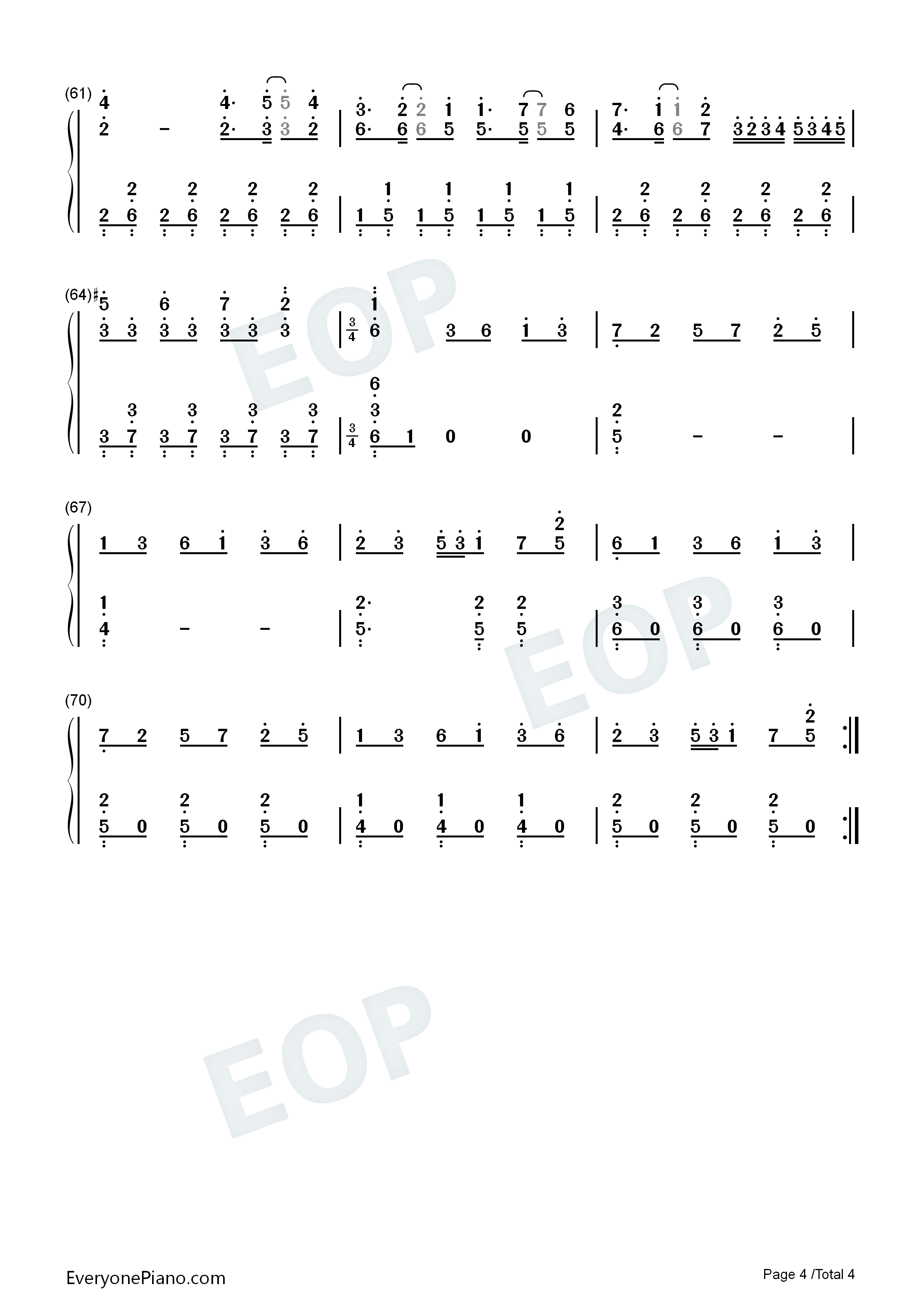 妖怪の山_Mysterious_Mountain钢琴简谱_东方Project演唱