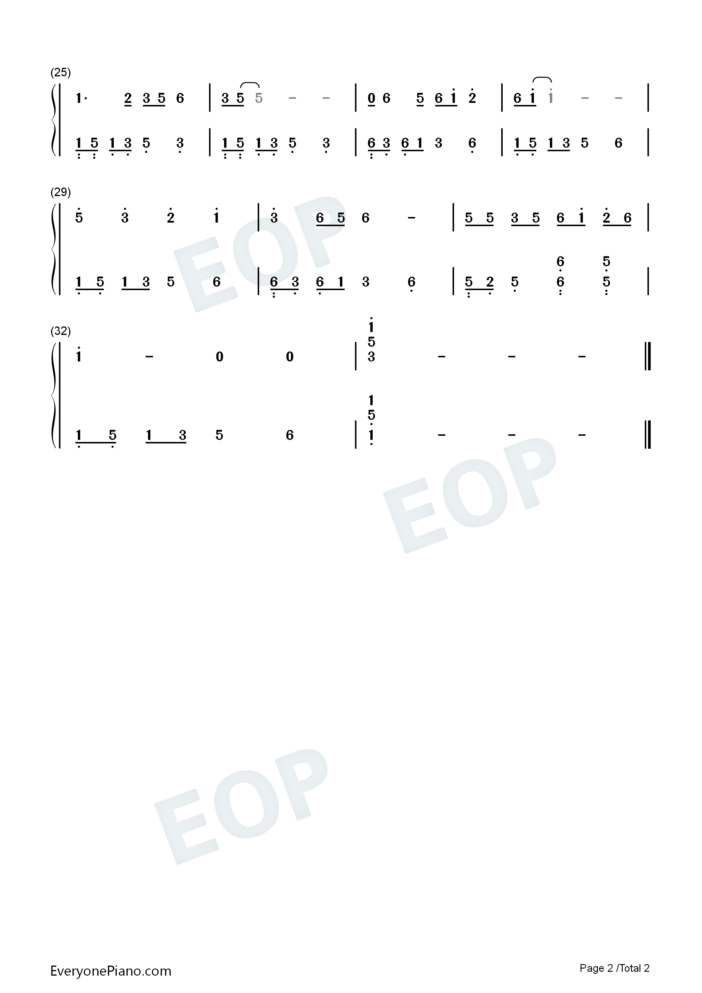 相见在明天钢琴简谱_邓丽君演唱