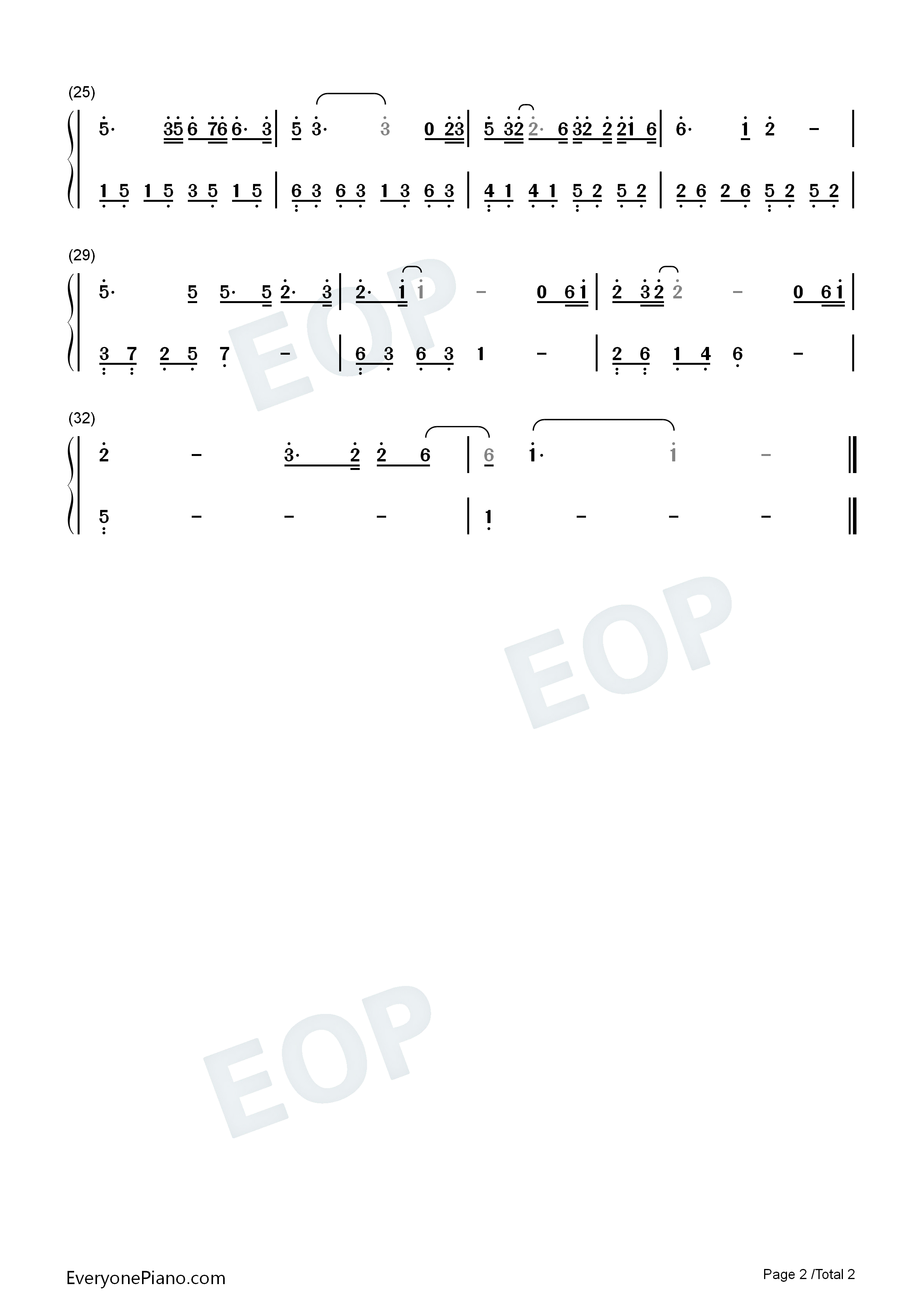 最好的礼物钢琴简谱_周深演唱