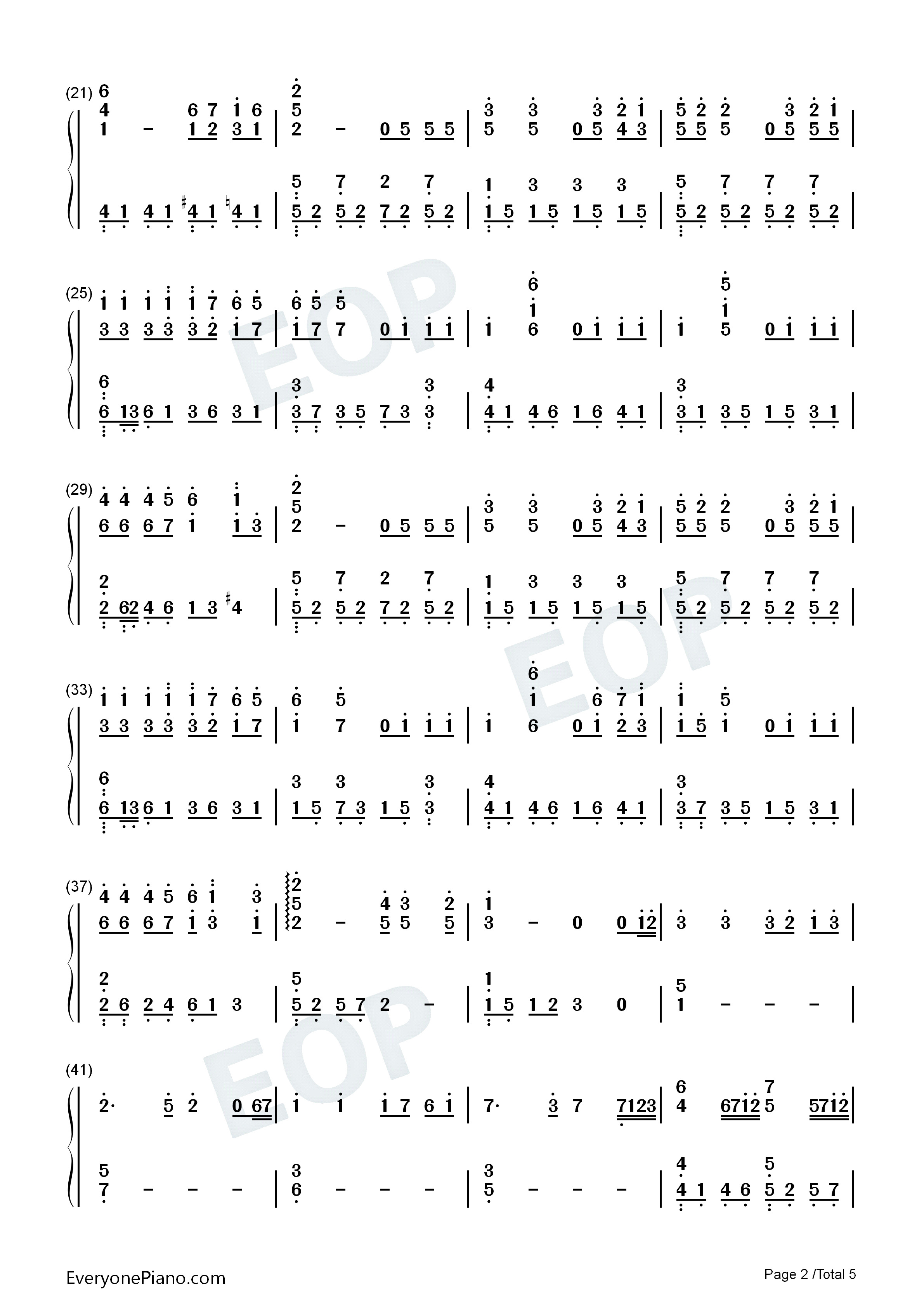 和你一样钢琴简谱_李宇春演唱