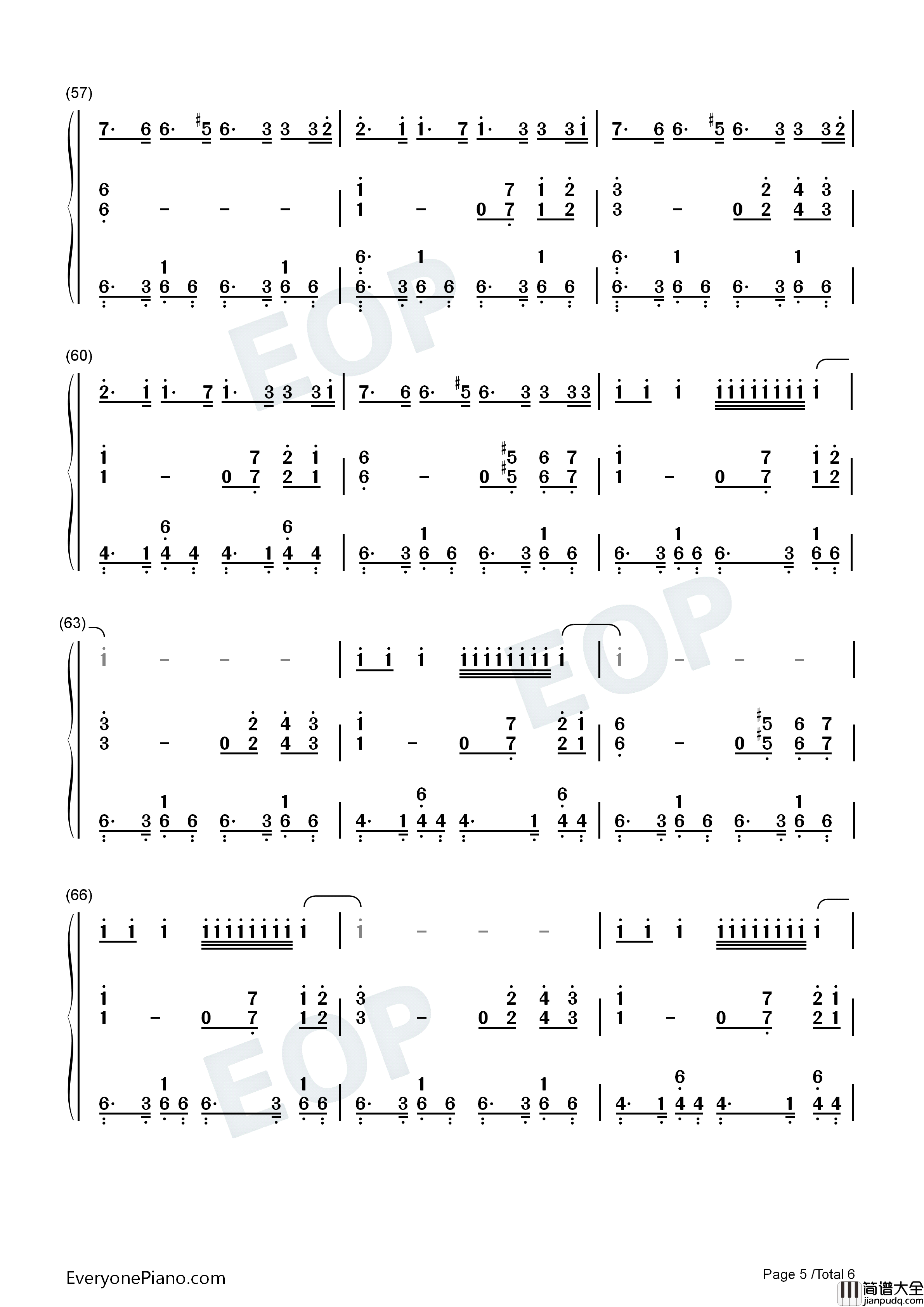 半兽人钢琴简谱_周杰伦演唱