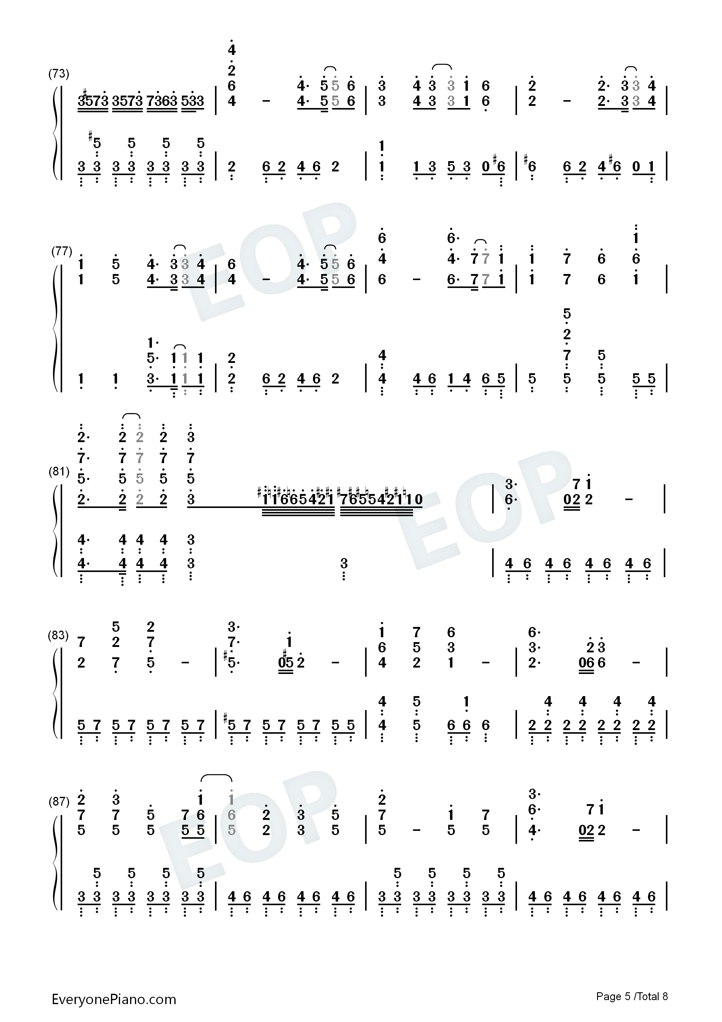 信仰は儚き人間の為に钢琴简谱_ZUN演唱