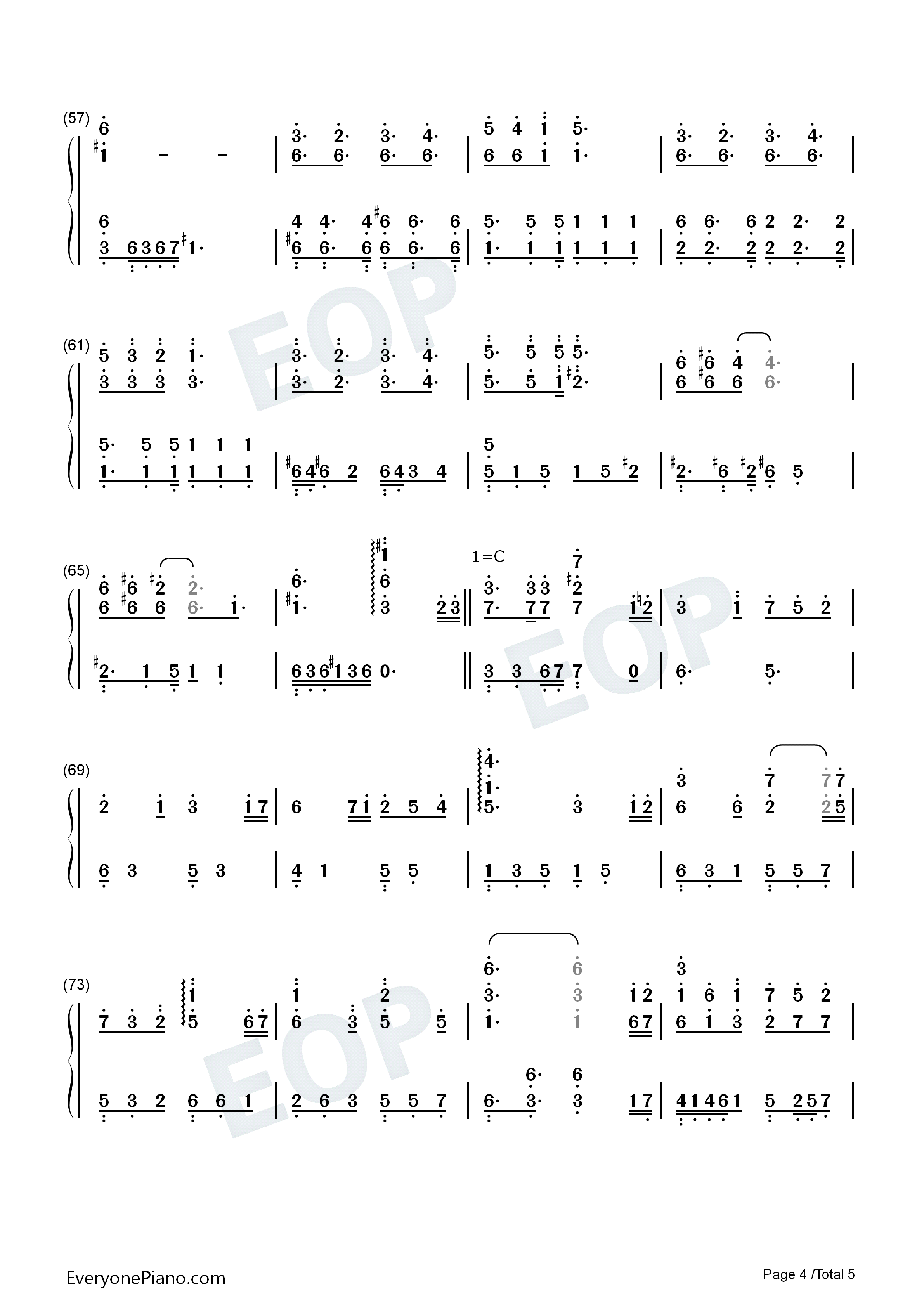 桃花结钢琴简谱_王诗安演唱