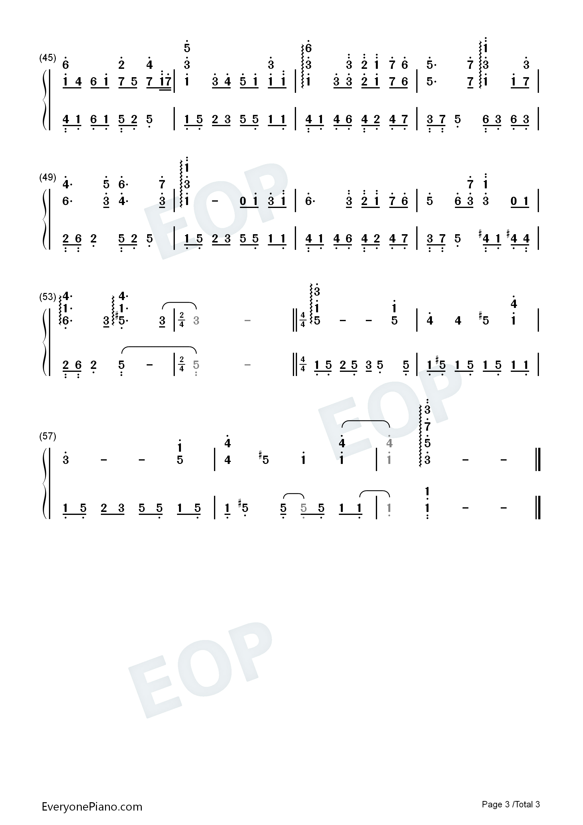 夜的晚安曲钢琴简谱_石进演唱