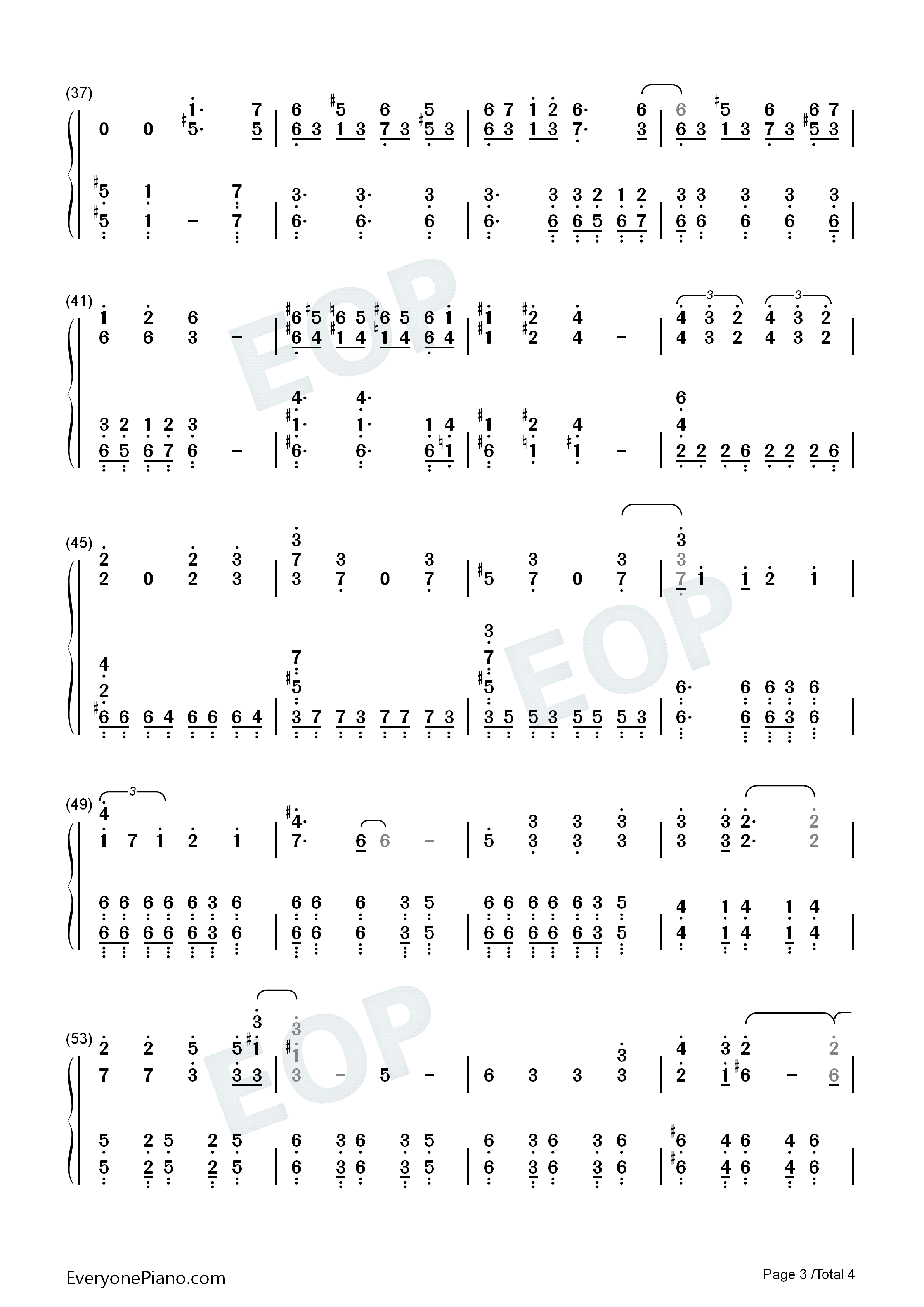 ジョジョ_その血の记忆〜end_of_THE_WORLD〜钢琴简谱_JO☆STARS_~TOMMY_Coda_JIN~演唱