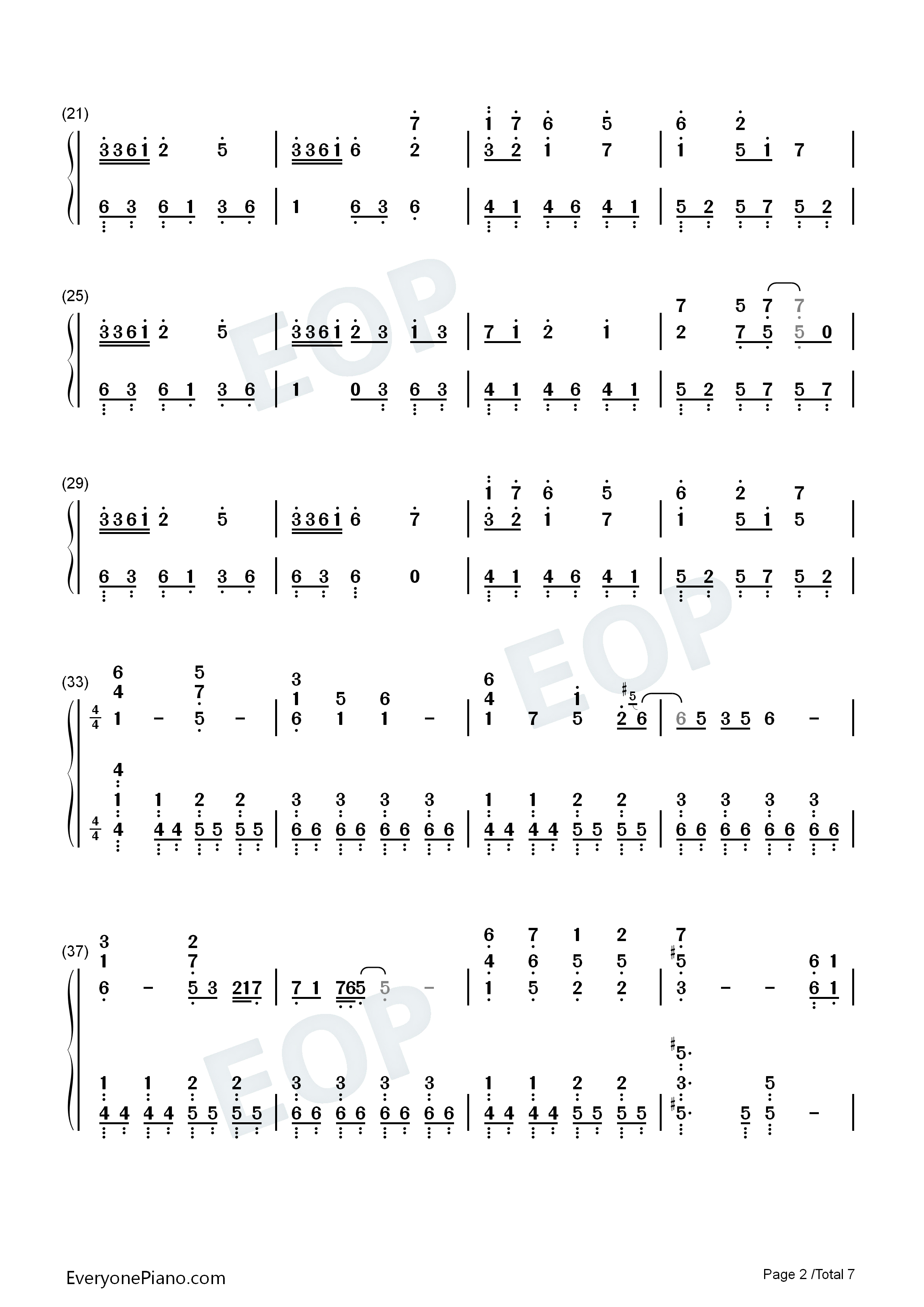 彼岸帰航_Riverside_View钢琴简谱_ZUN演唱