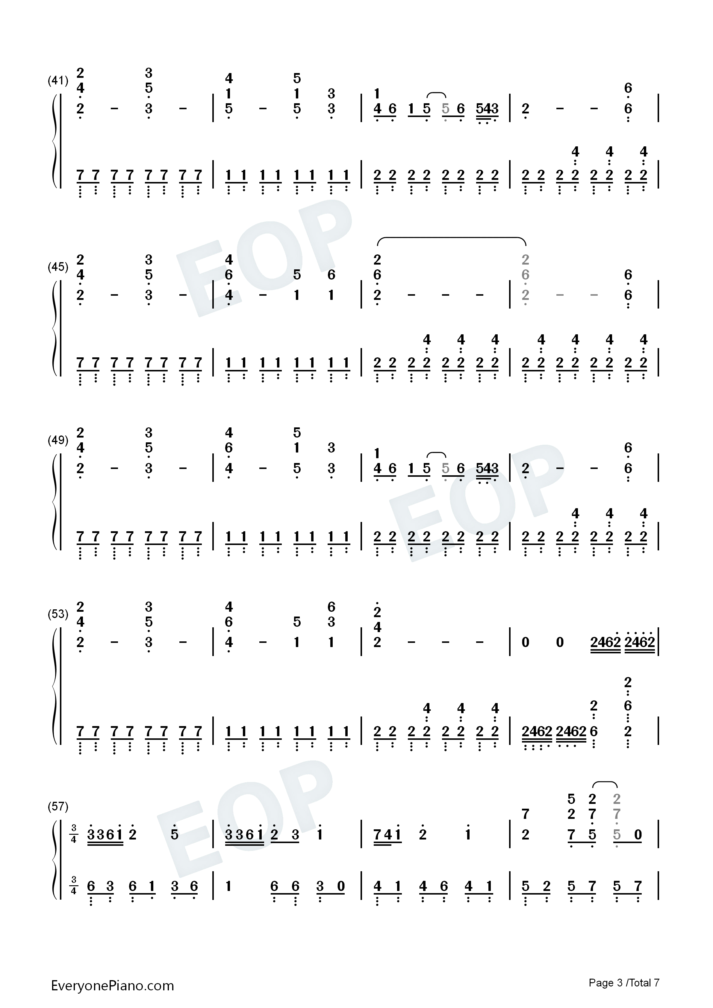 彼岸帰航_Riverside_View钢琴简谱_ZUN演唱