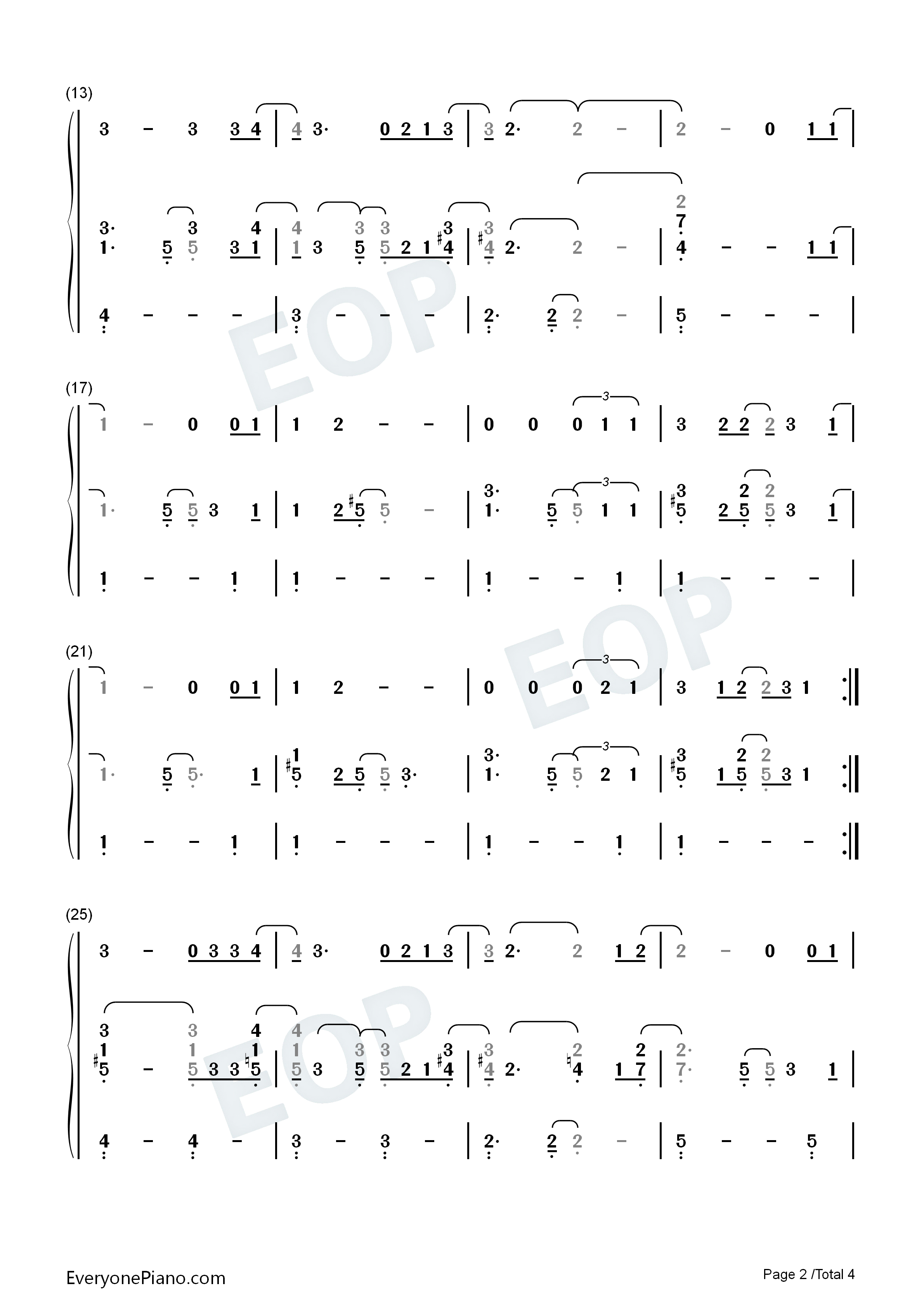 Cant_Imagine钢琴简谱_Shawn_Mendes演唱