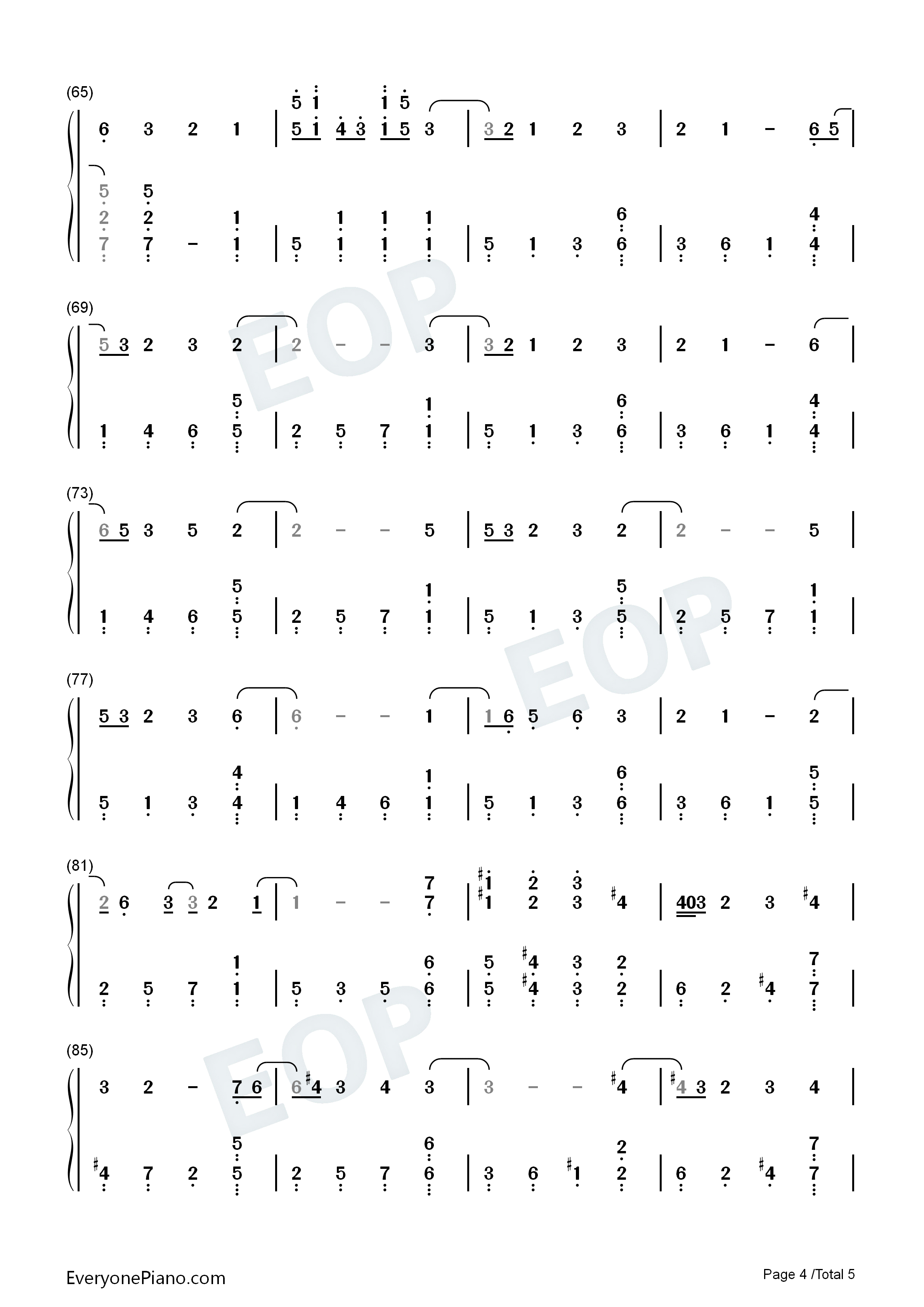 世上只有爸爸好钢琴简谱_赵英俊演唱