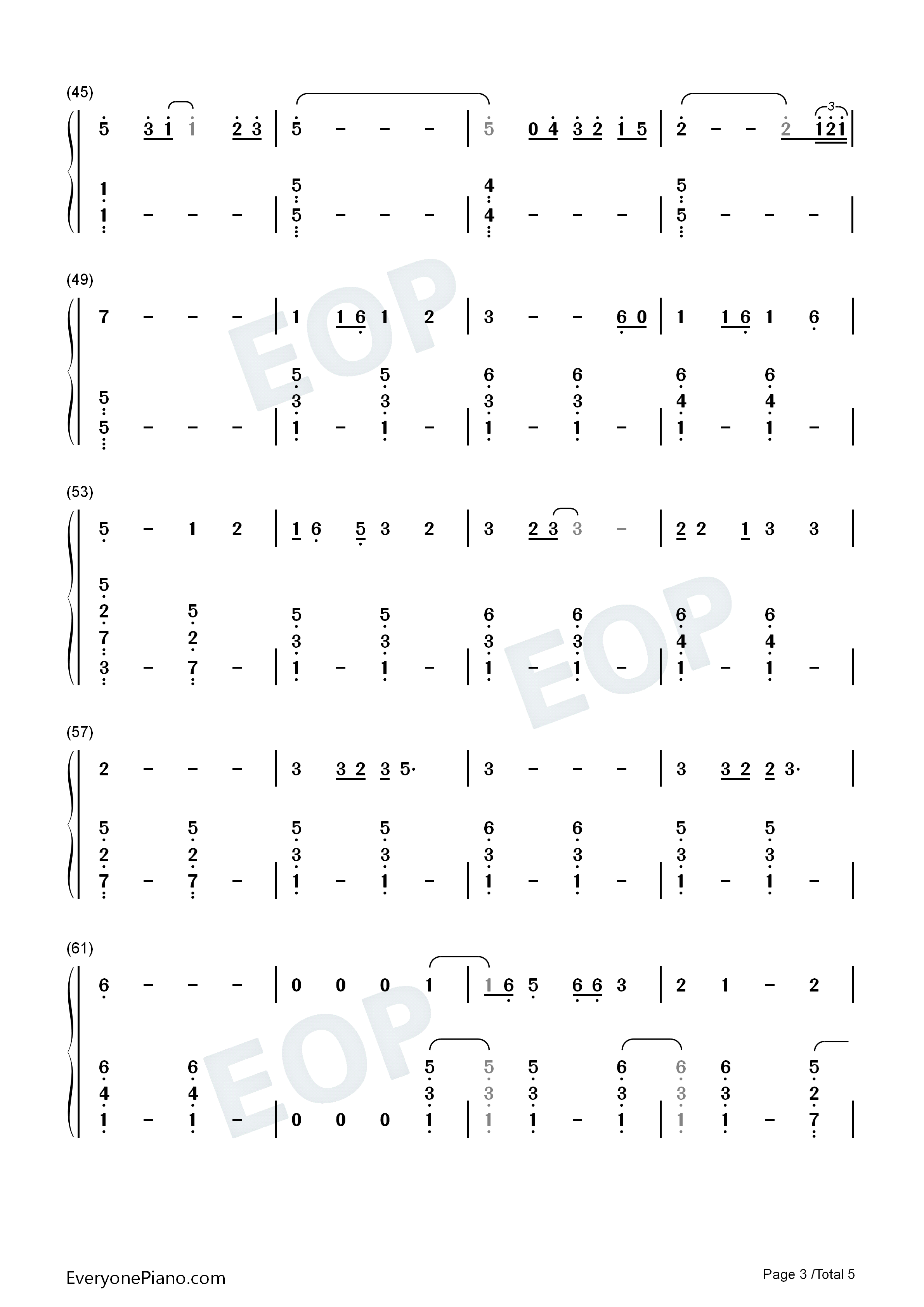 世上只有爸爸好钢琴简谱_赵英俊演唱