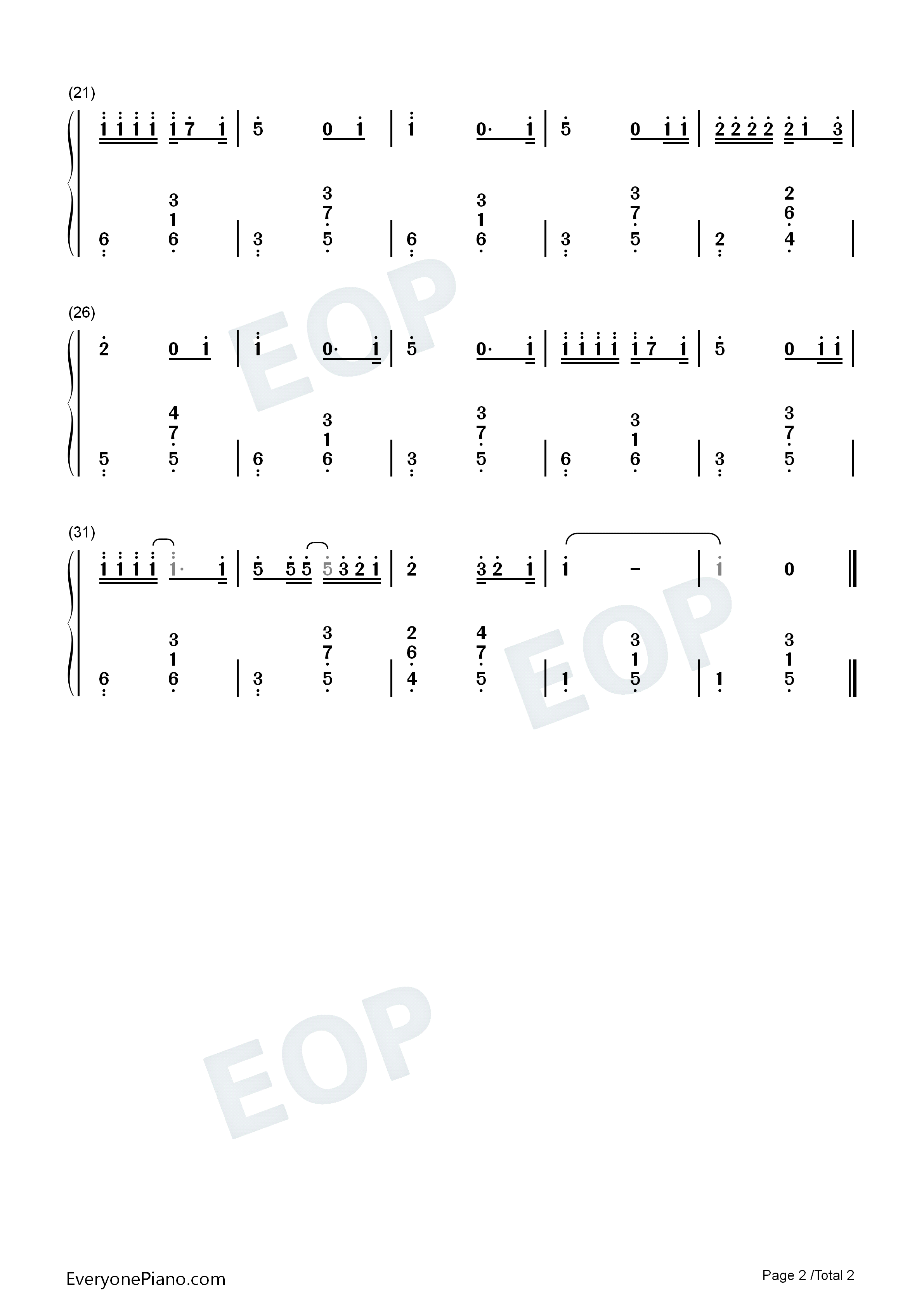 爱的代价钢琴简谱_李宗盛演唱