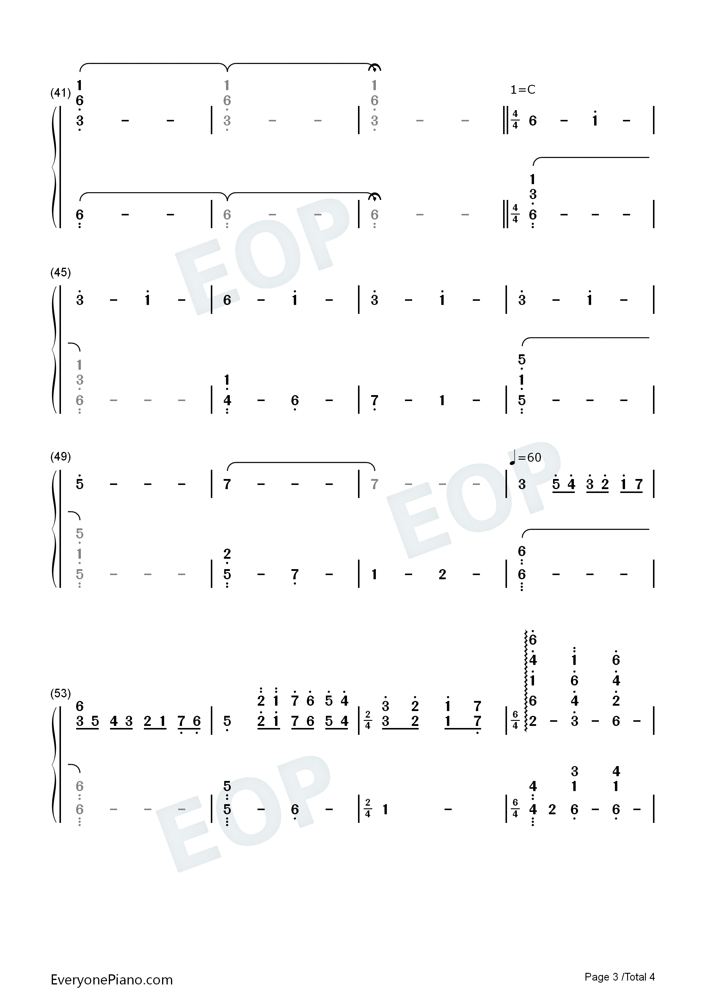 Fireflies钢琴简谱_Lorne_Balfe演唱