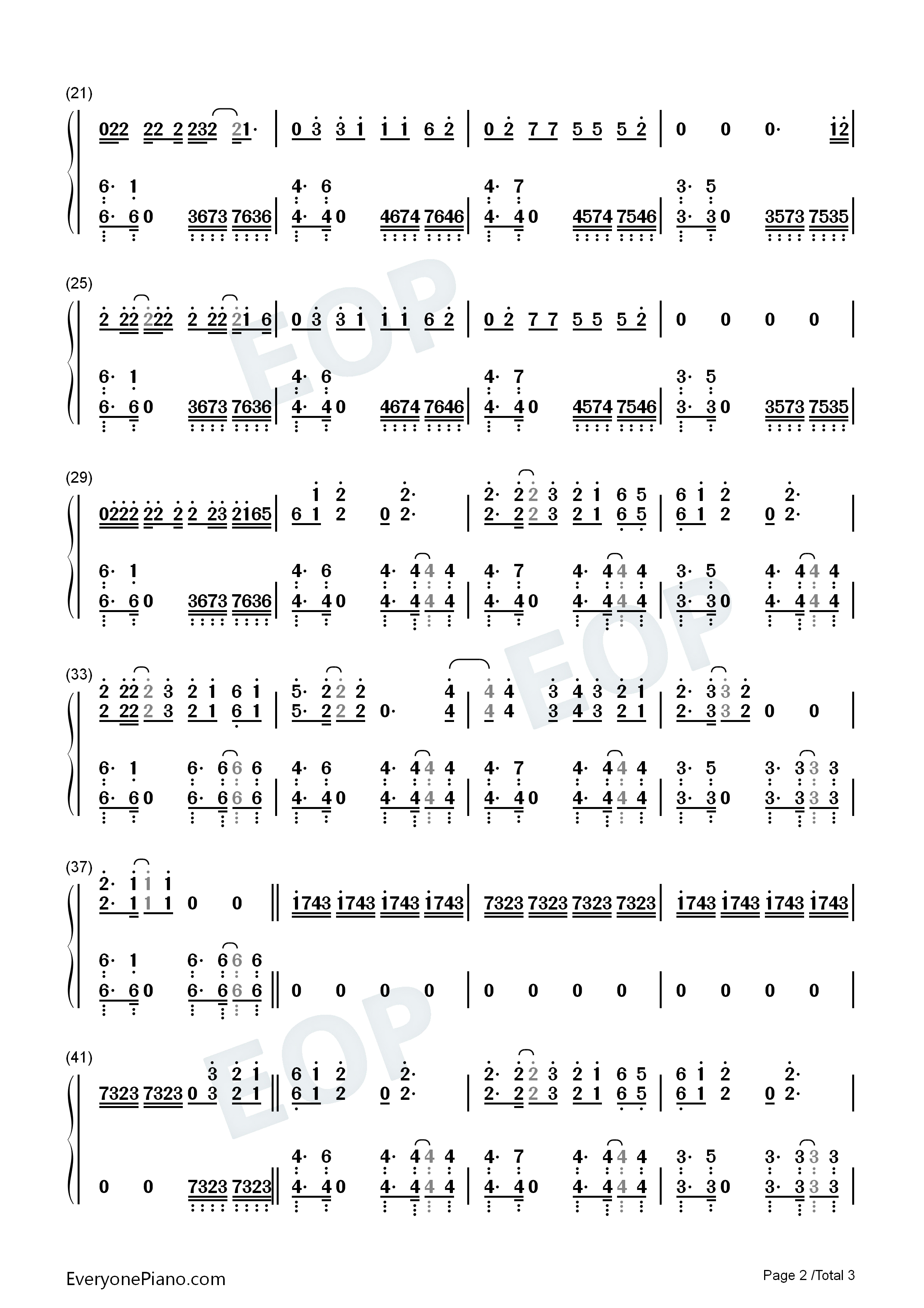 君に夢中钢琴简谱_宇多田光演唱