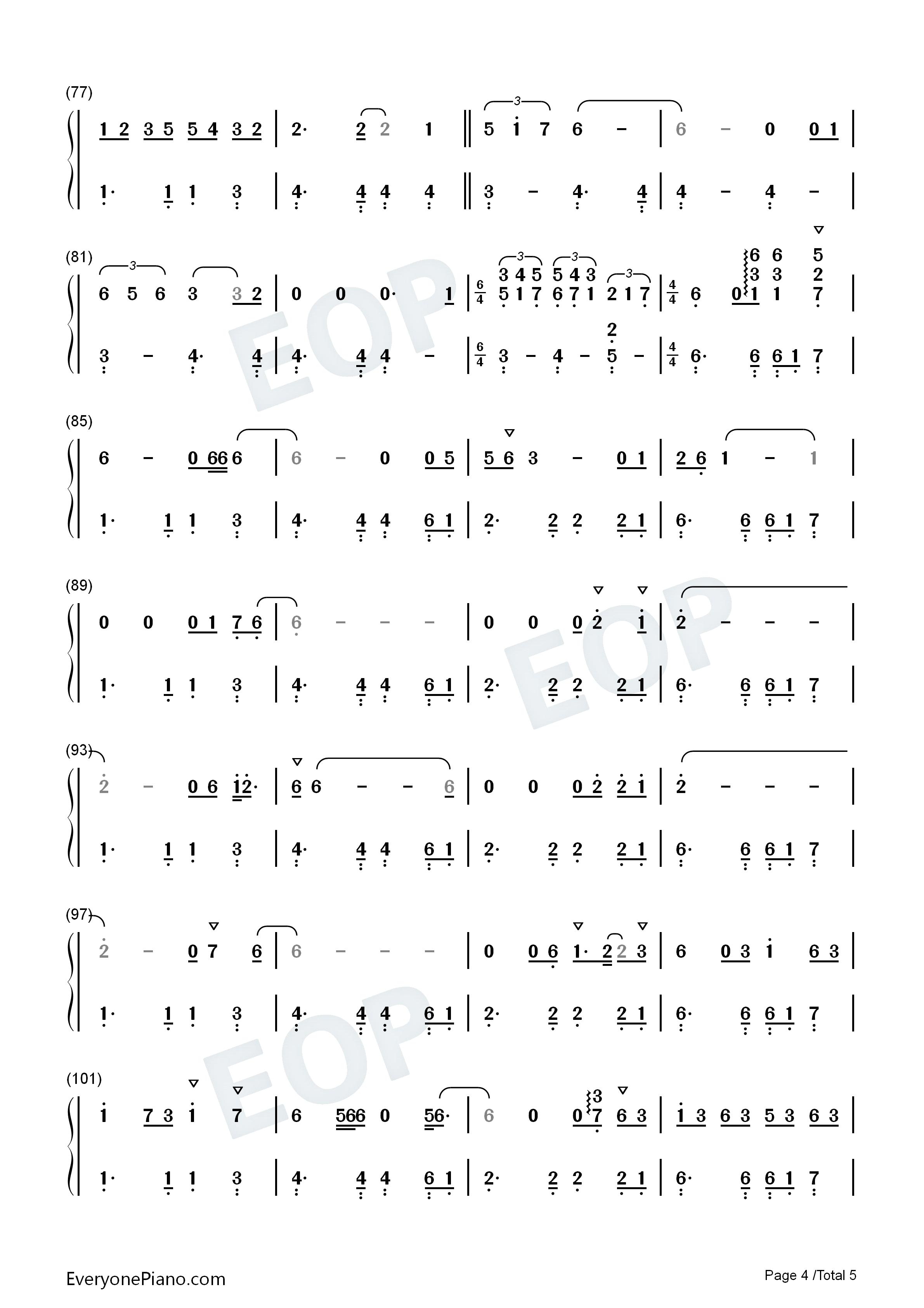 Wild_Blue钢琴简谱_John_Mayer演唱