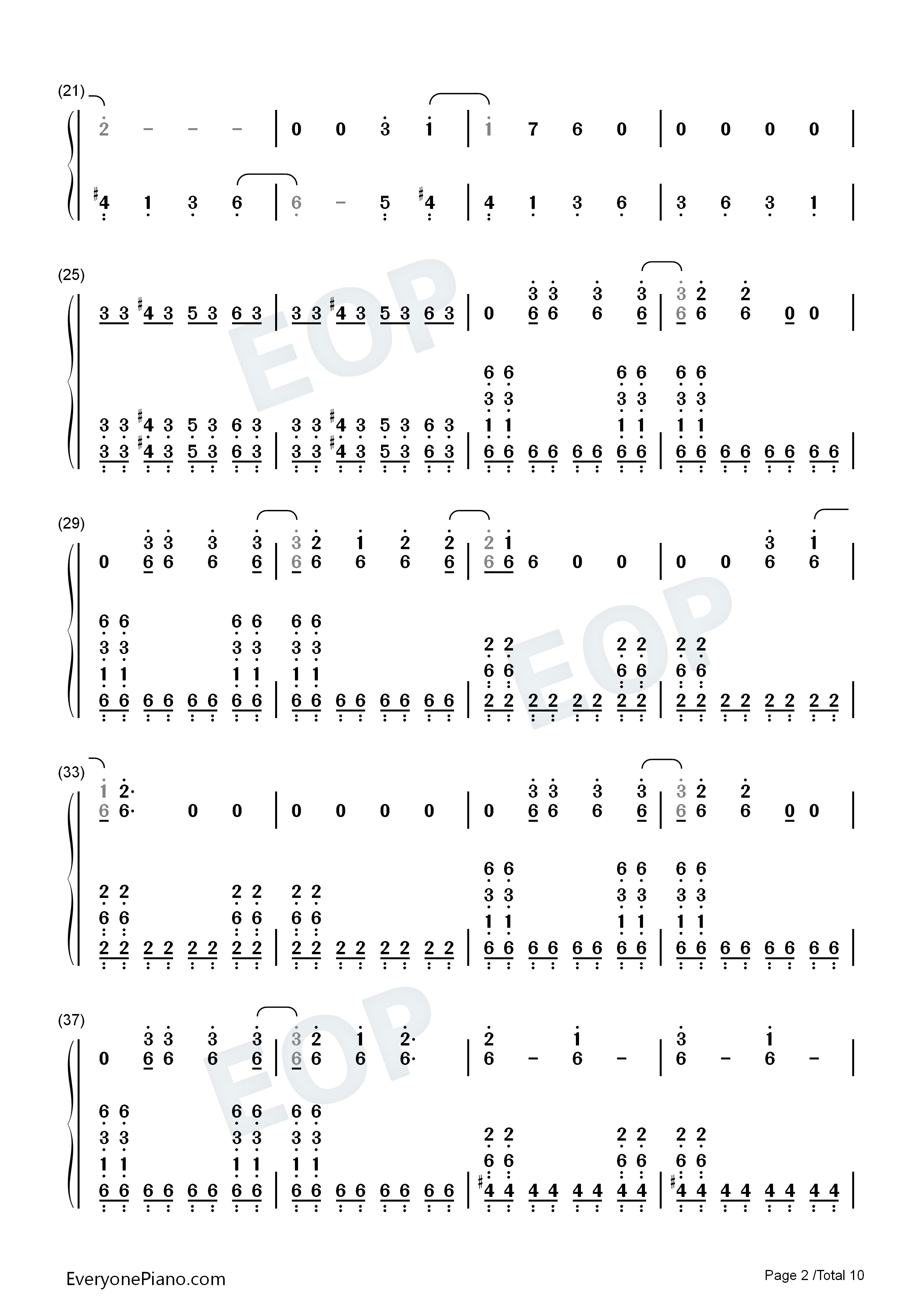 The_Pretender钢琴简谱_Foo_Fighters演唱