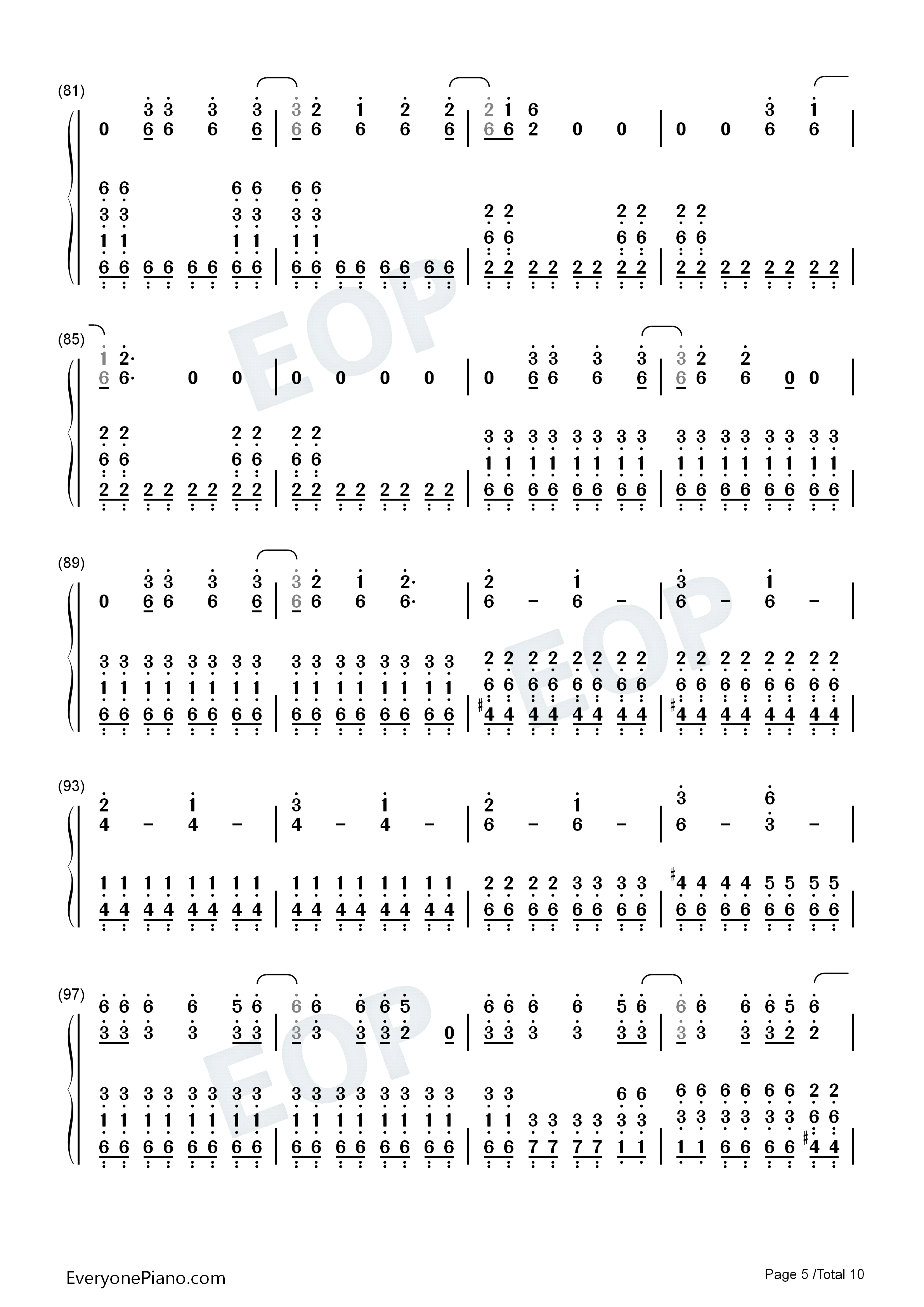 The_Pretender钢琴简谱_Foo_Fighters演唱