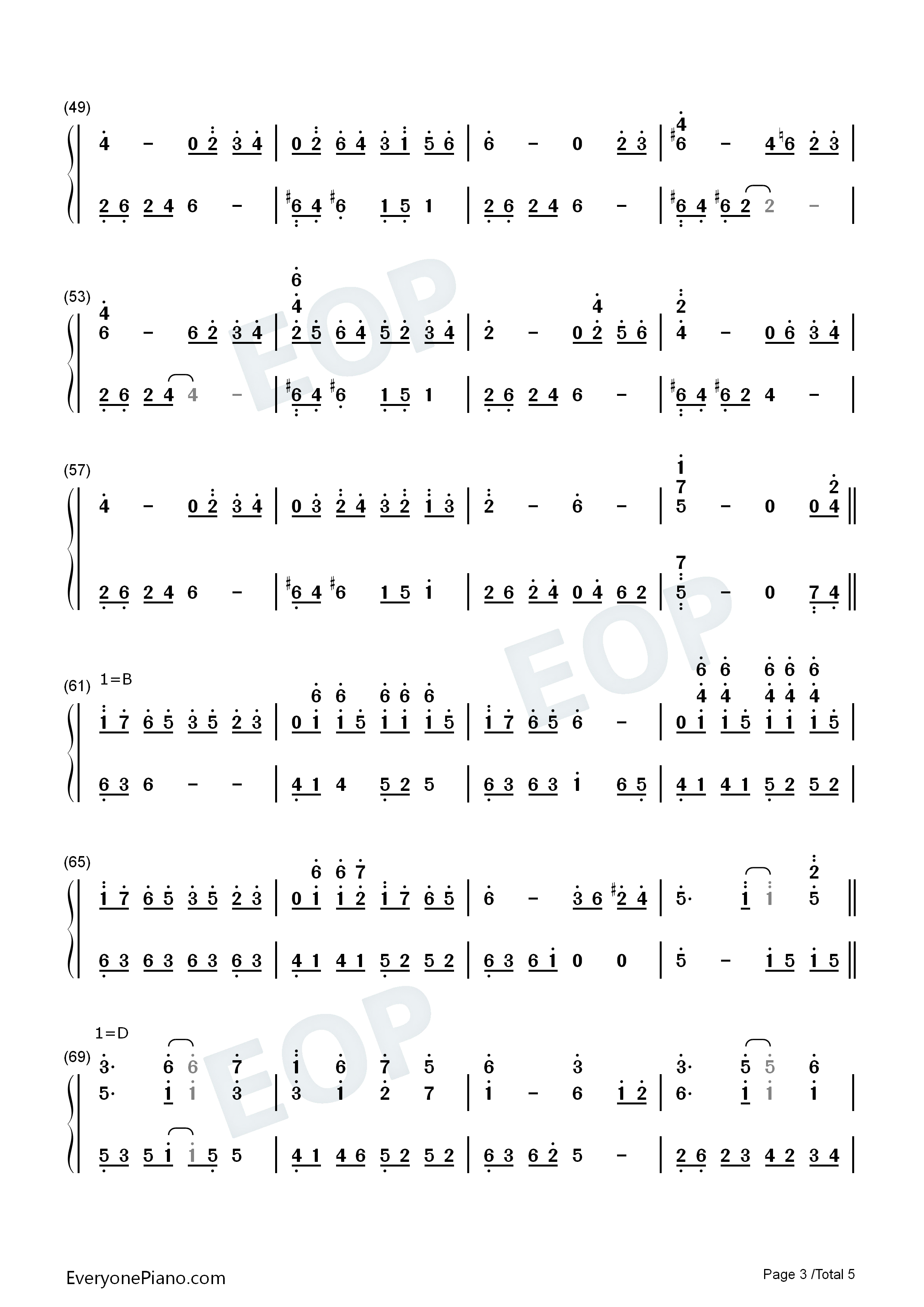 幽雅に咲かせ_墨染の桜_Border_of_Life钢琴简谱_ZUN演唱