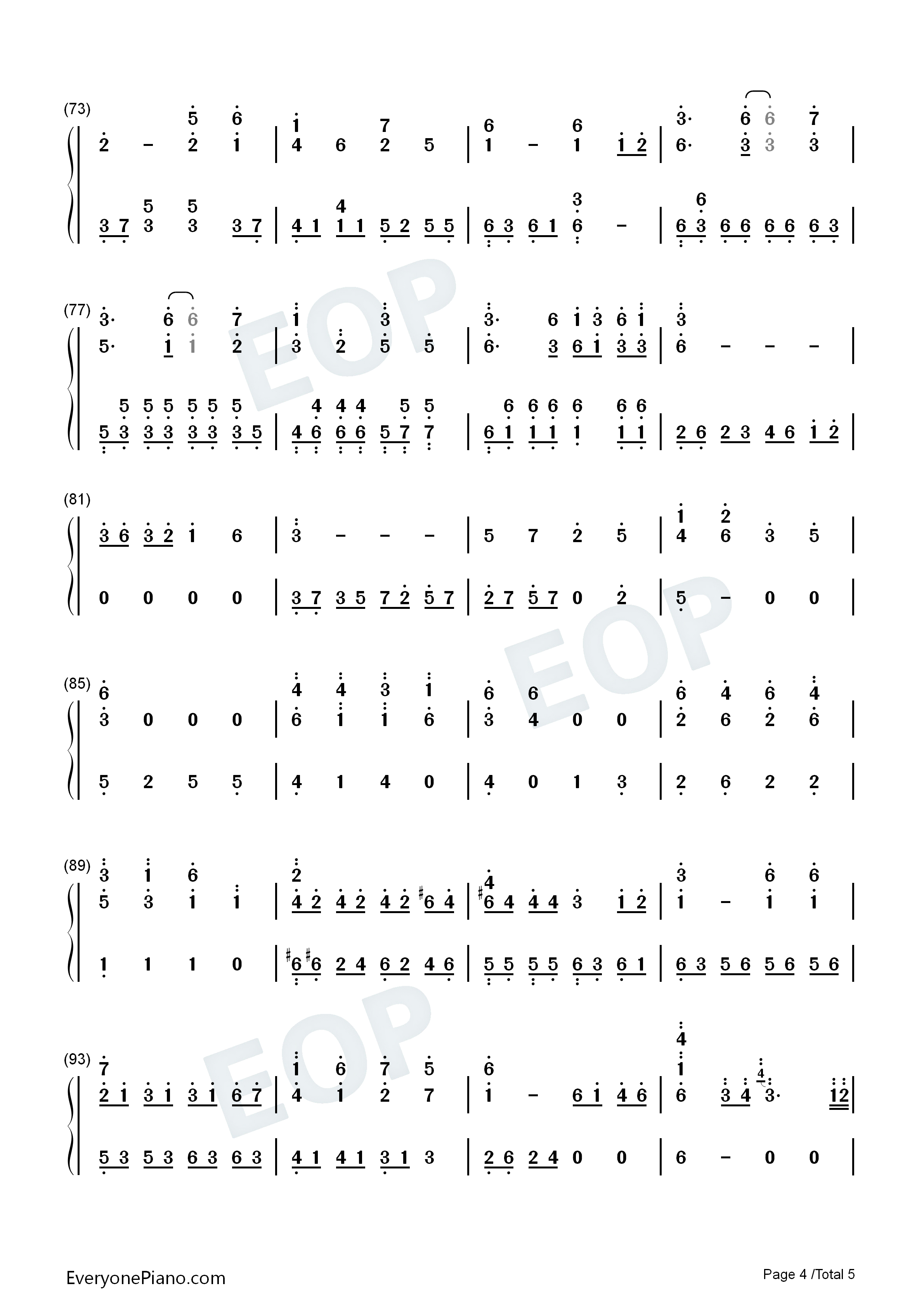 幽雅に咲かせ_墨染の桜_Border_of_Life钢琴简谱_ZUN演唱
