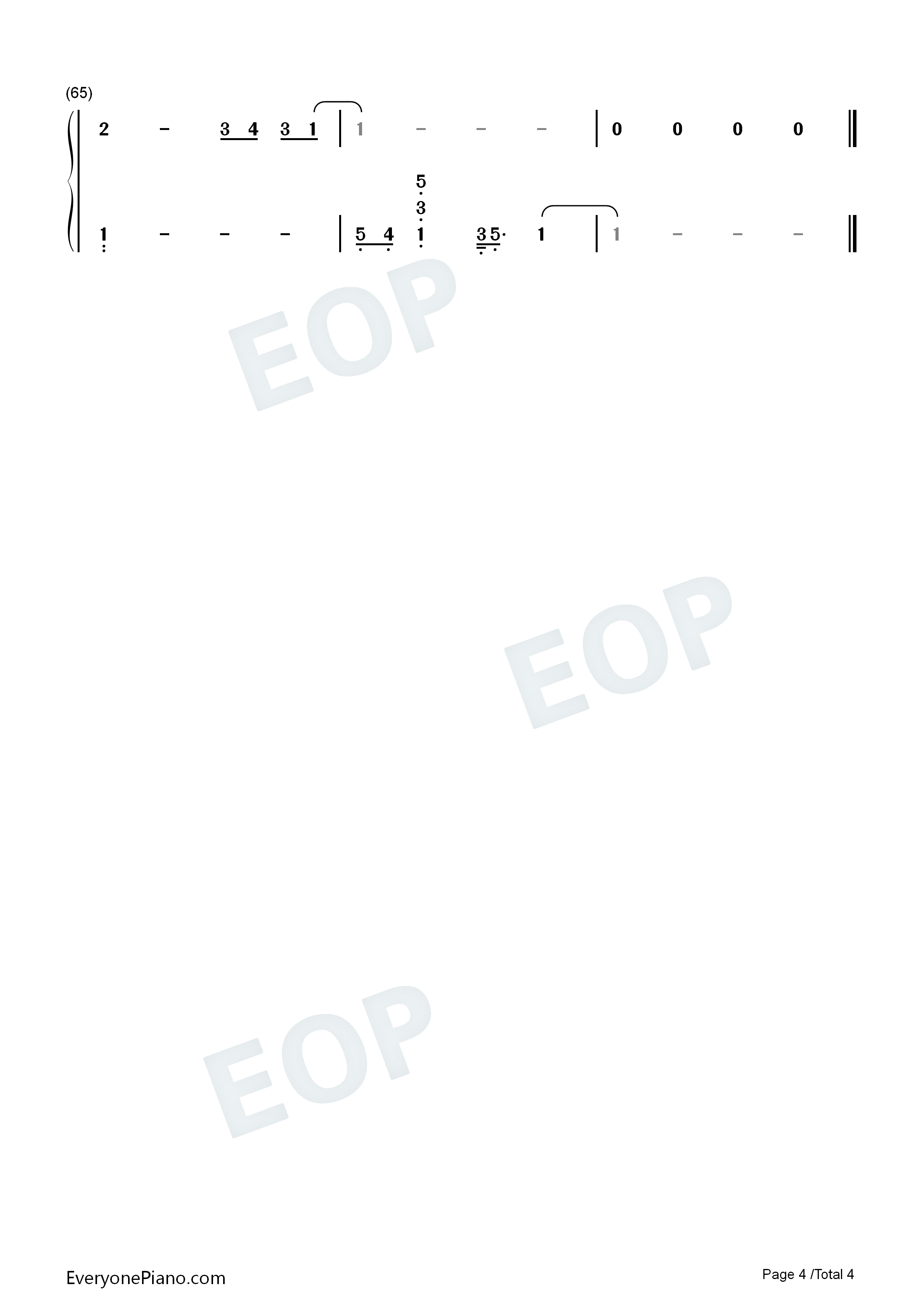 因为我们在一起钢琴简谱_王一博演唱