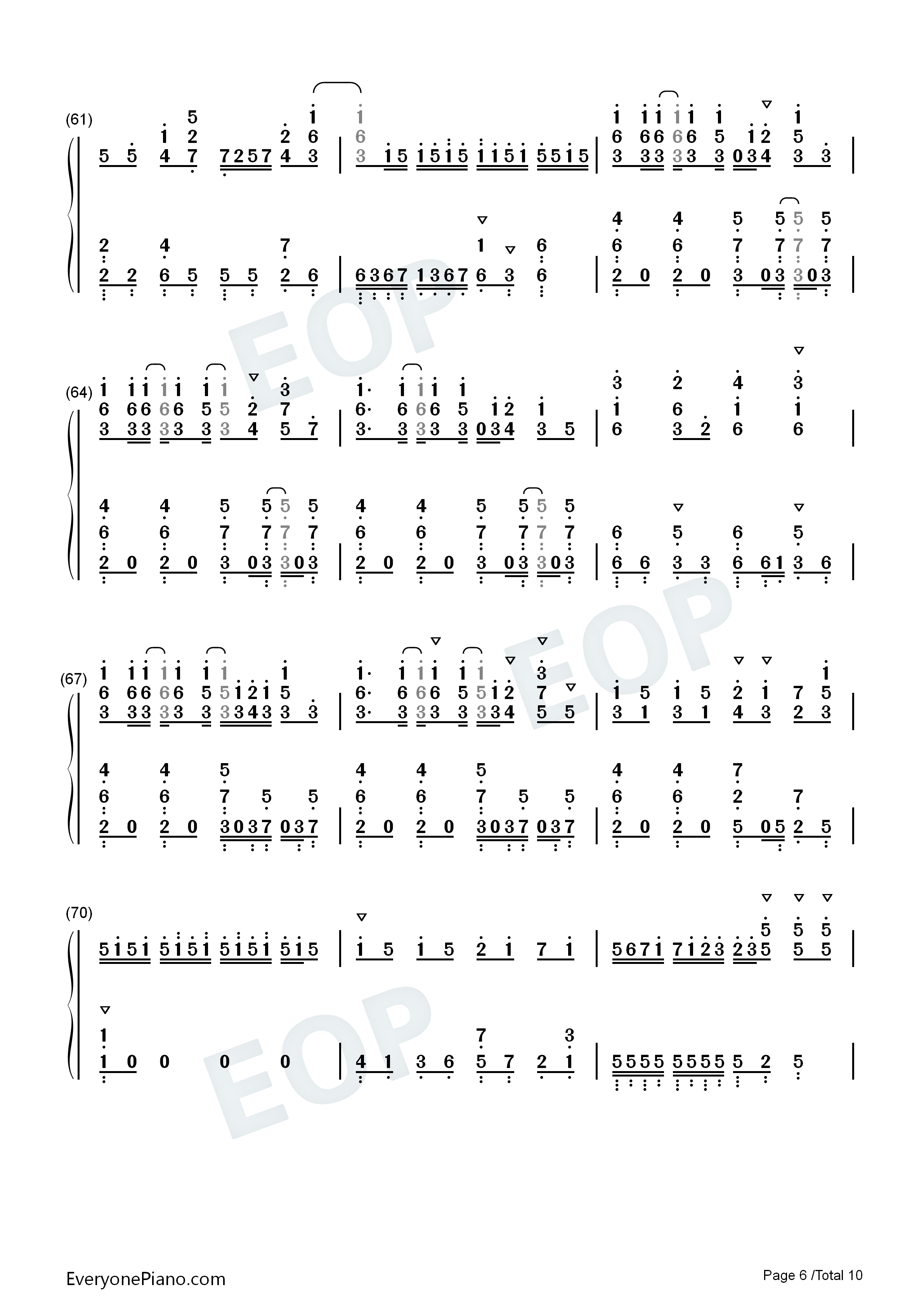 見えないからね钢琴简谱_雨宫天演唱