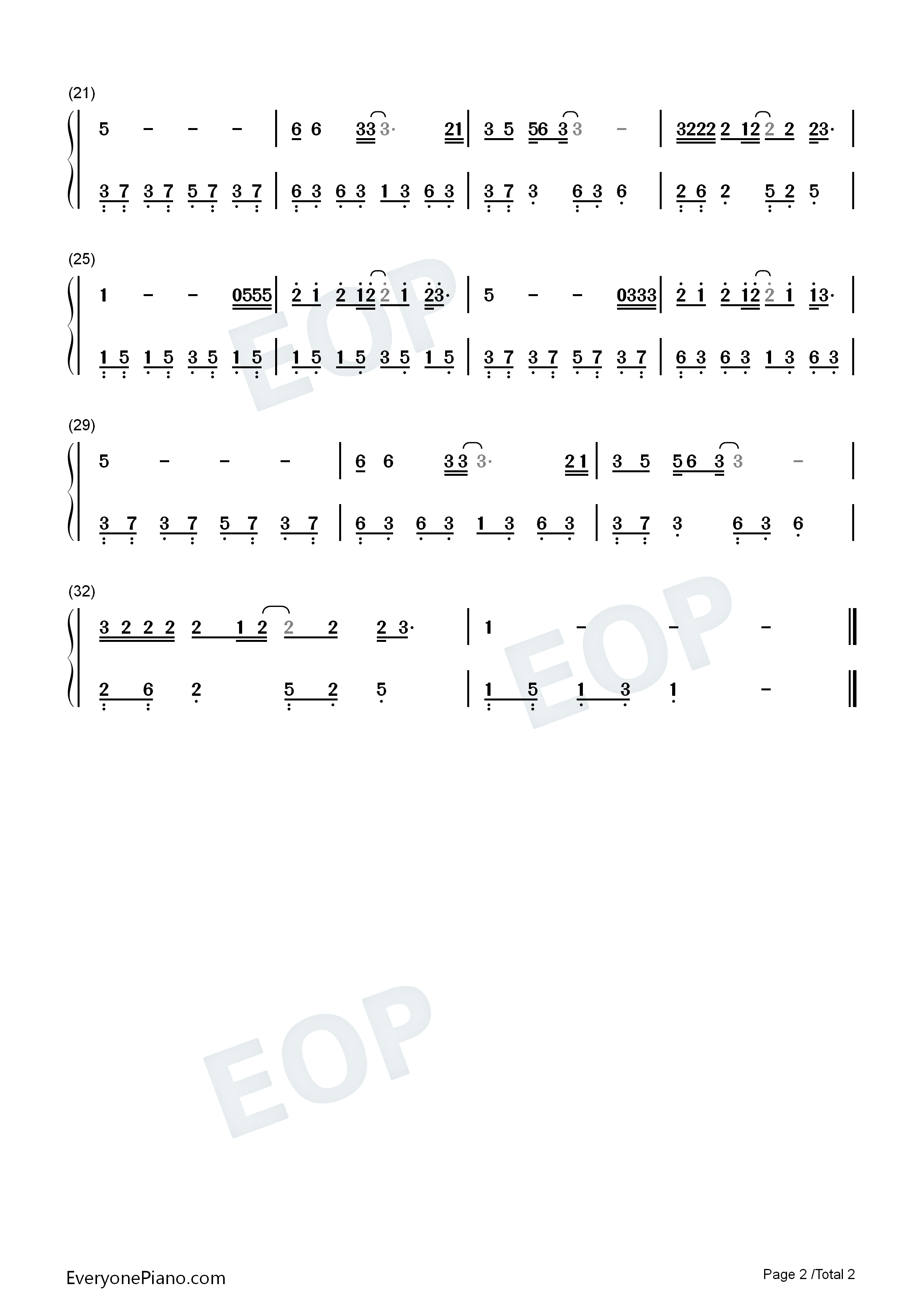 我曾用心爱着你钢琴简谱_潘美辰演唱