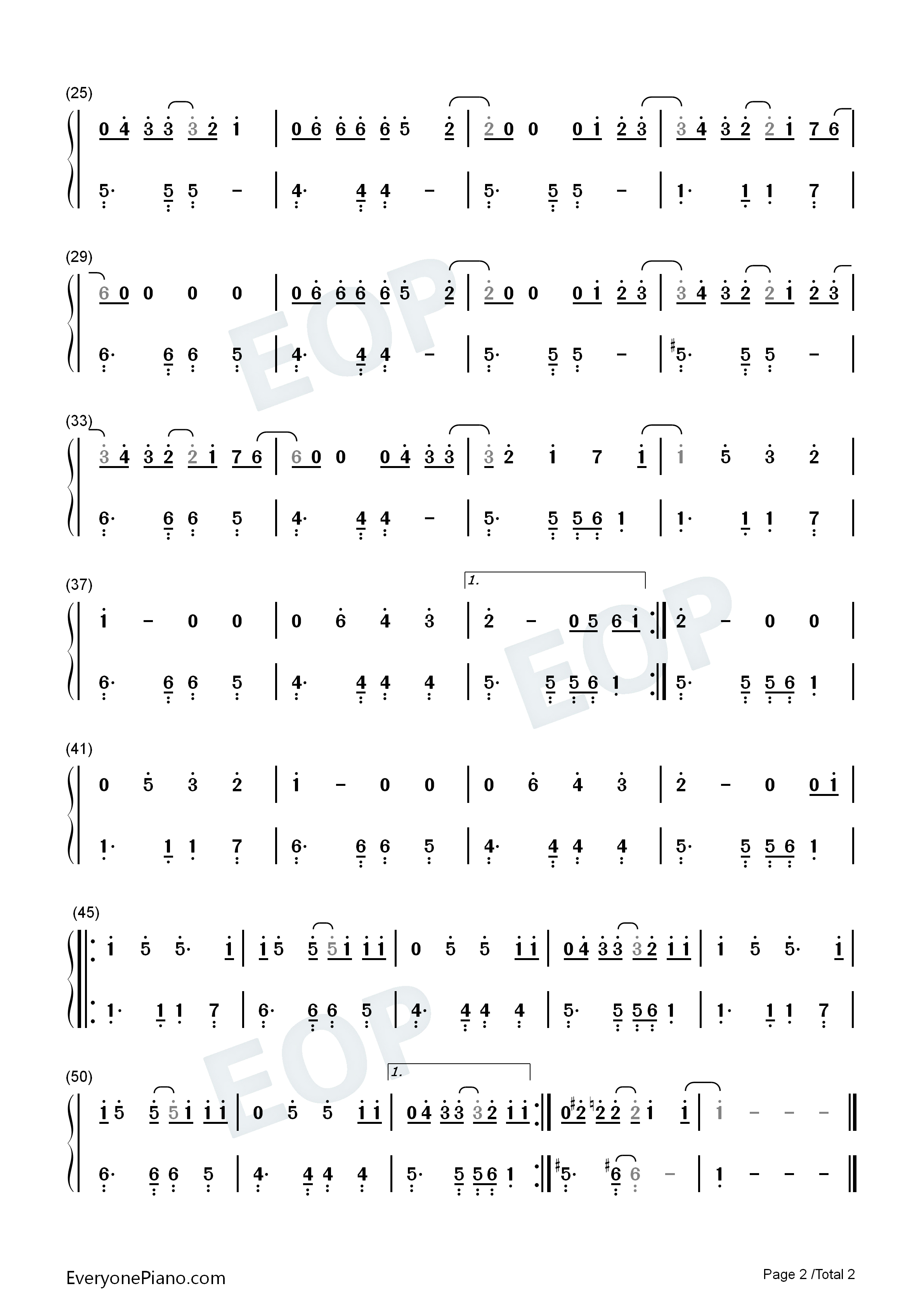 Merry_Christmas钢琴简谱_Ed_Sheeran_Elton_John演唱