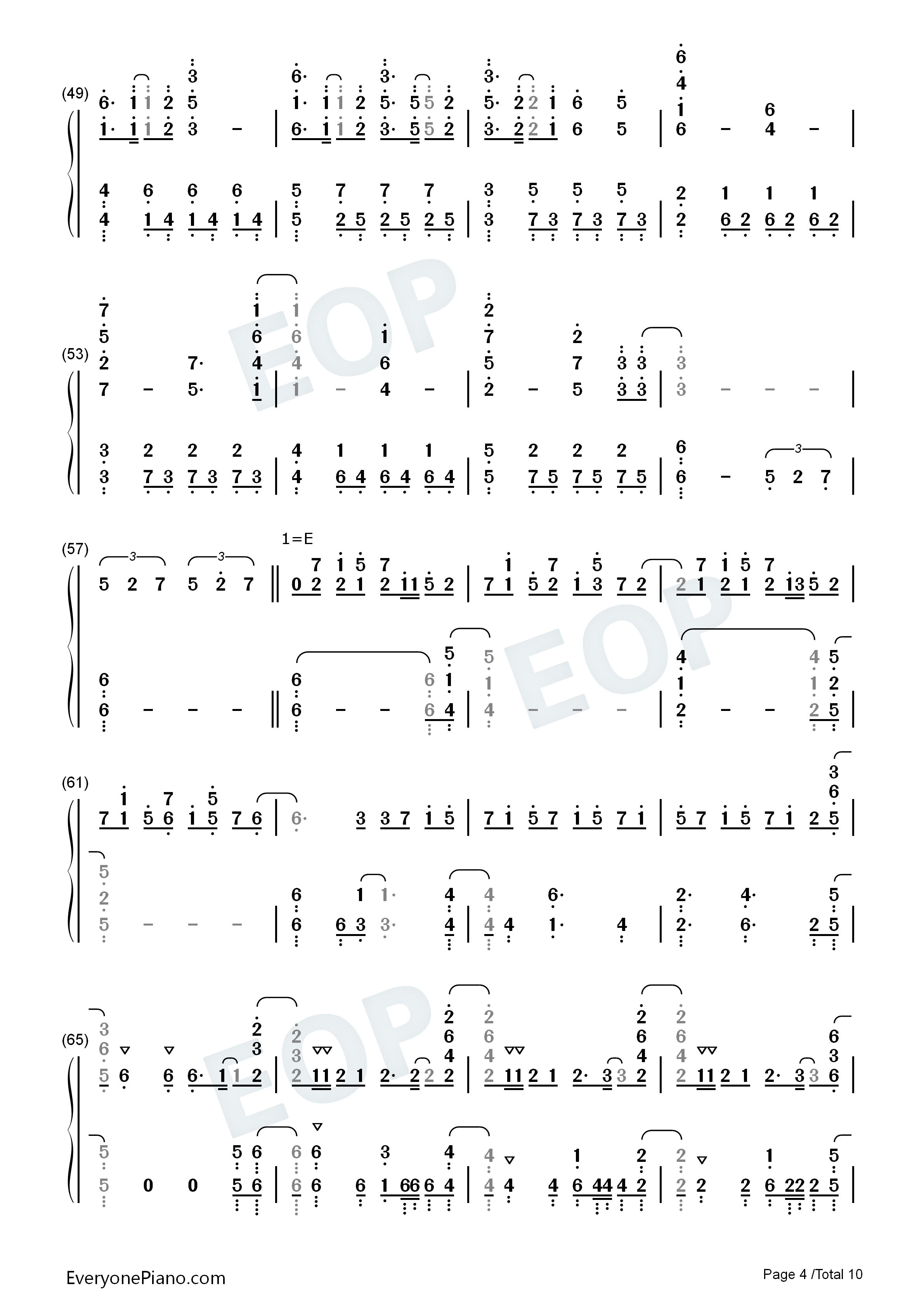 There_is_a_Reason钢琴简谱_铃木木乃美演唱