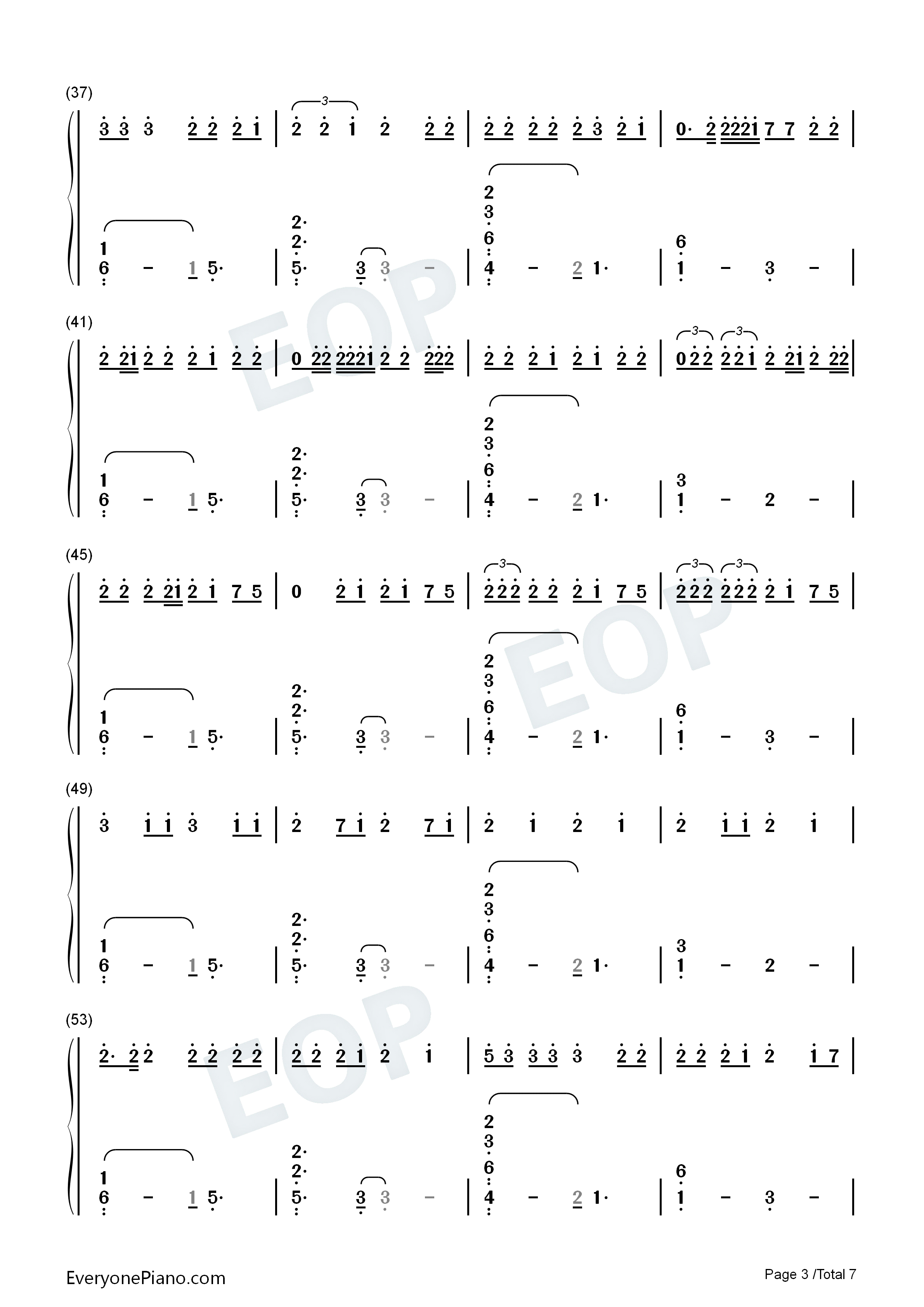 Fighting_Demons钢琴简谱_Juice_WRLD演唱