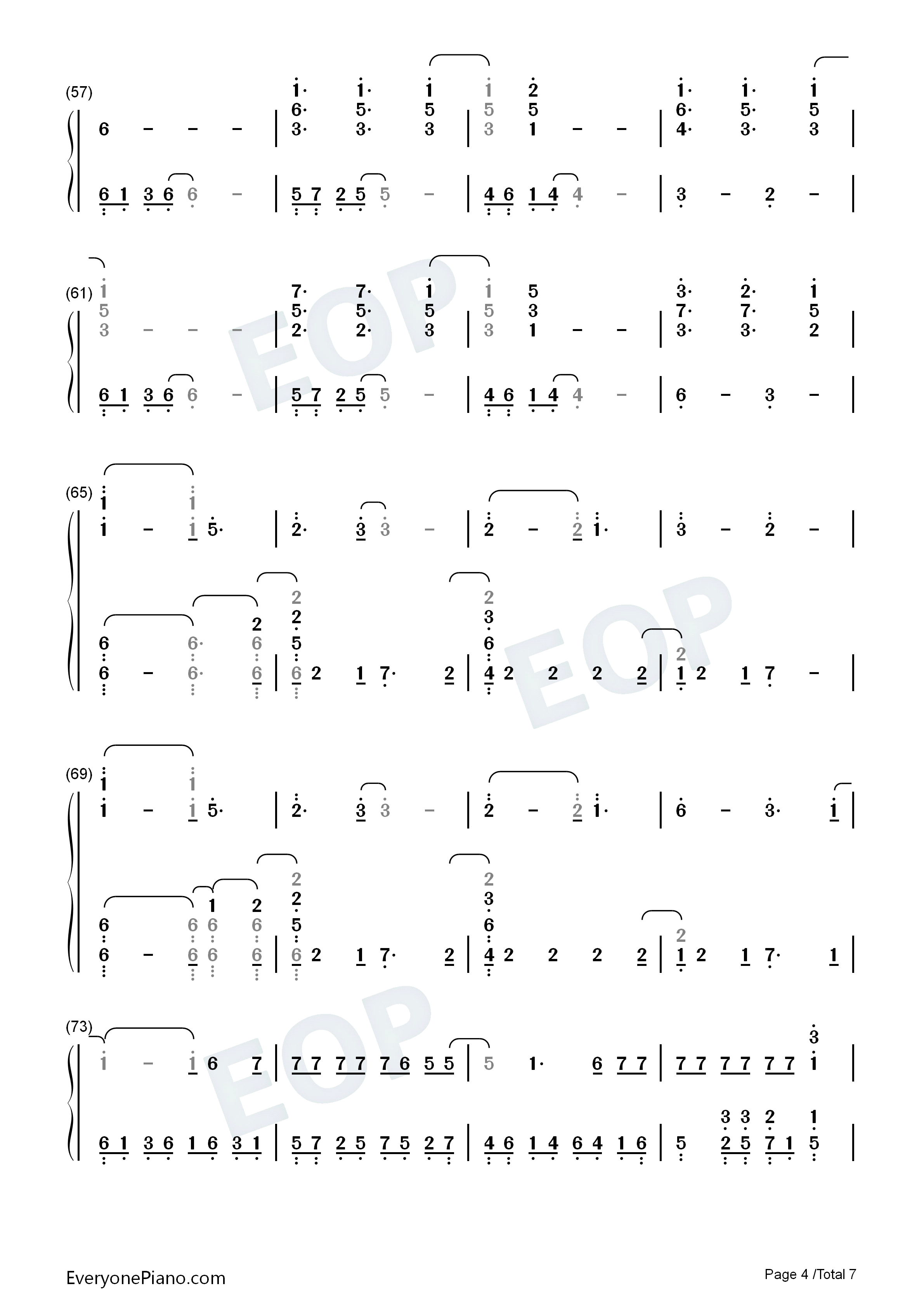 Fighting_Demons钢琴简谱_Juice_WRLD演唱