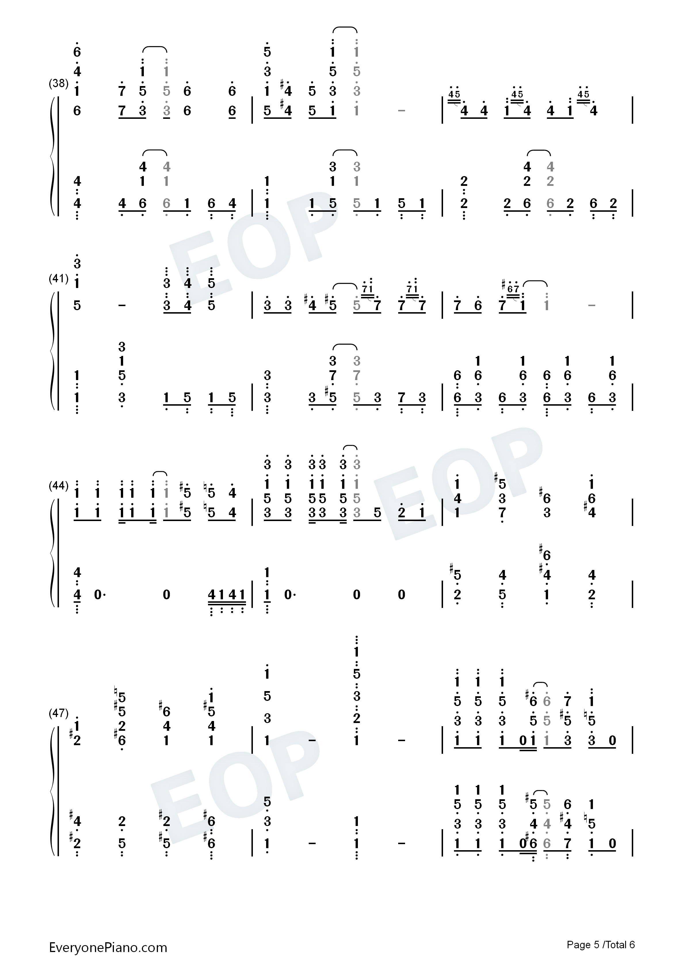 アンダンテに恋をして钢琴简谱_Angela演唱