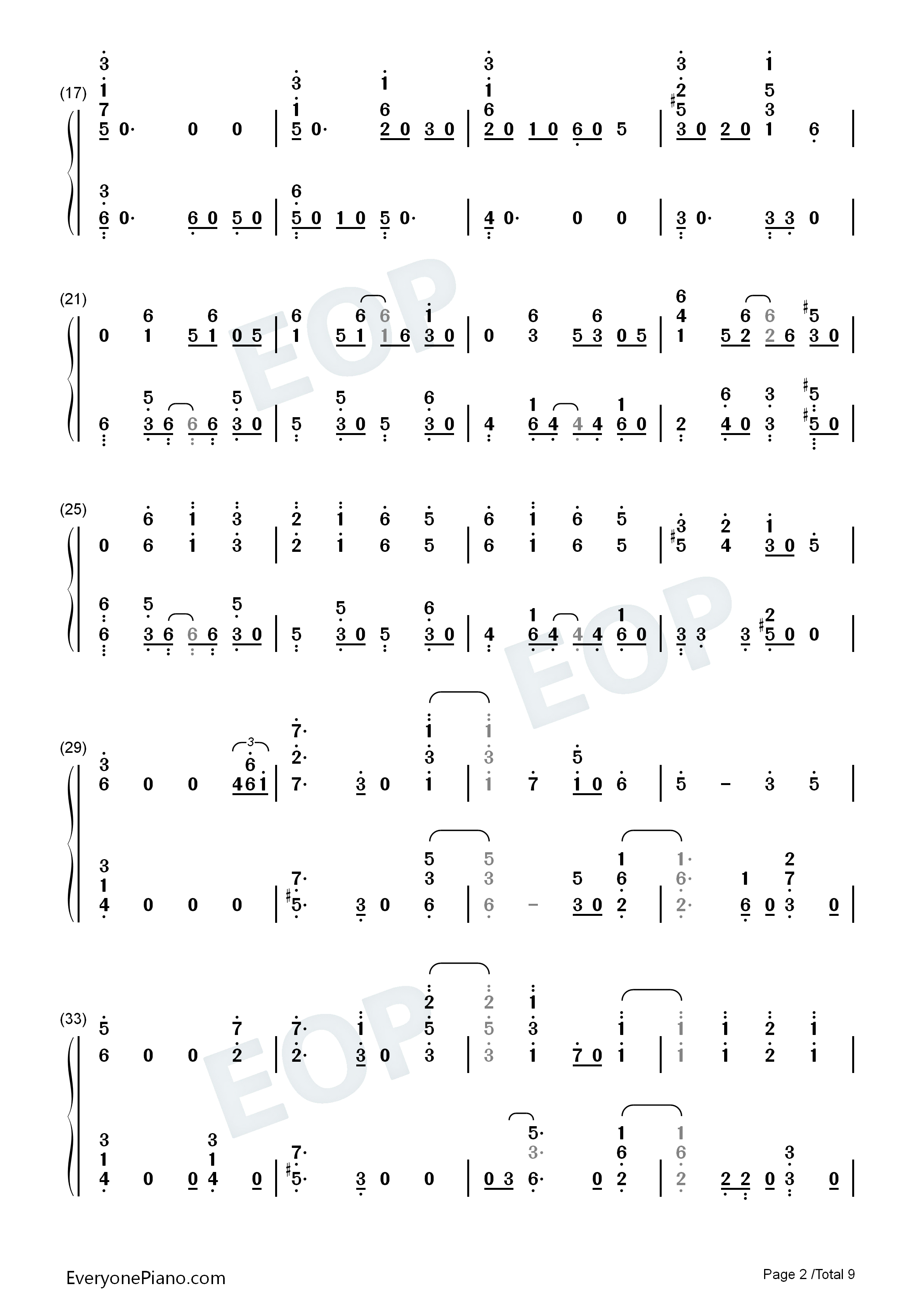 空と虚钢琴简谱_ササノマリイ演唱