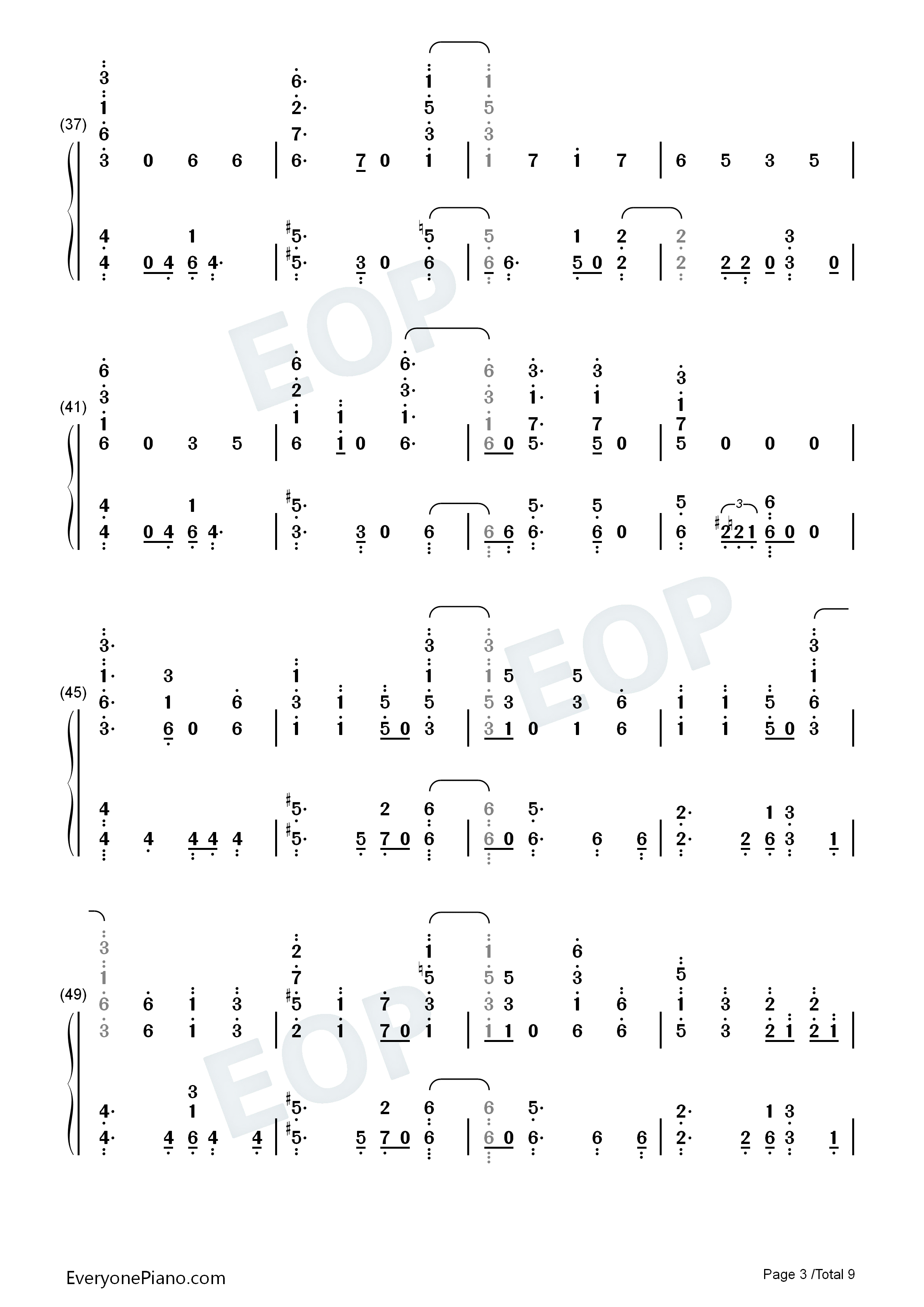 空と虚钢琴简谱_ササノマリイ演唱