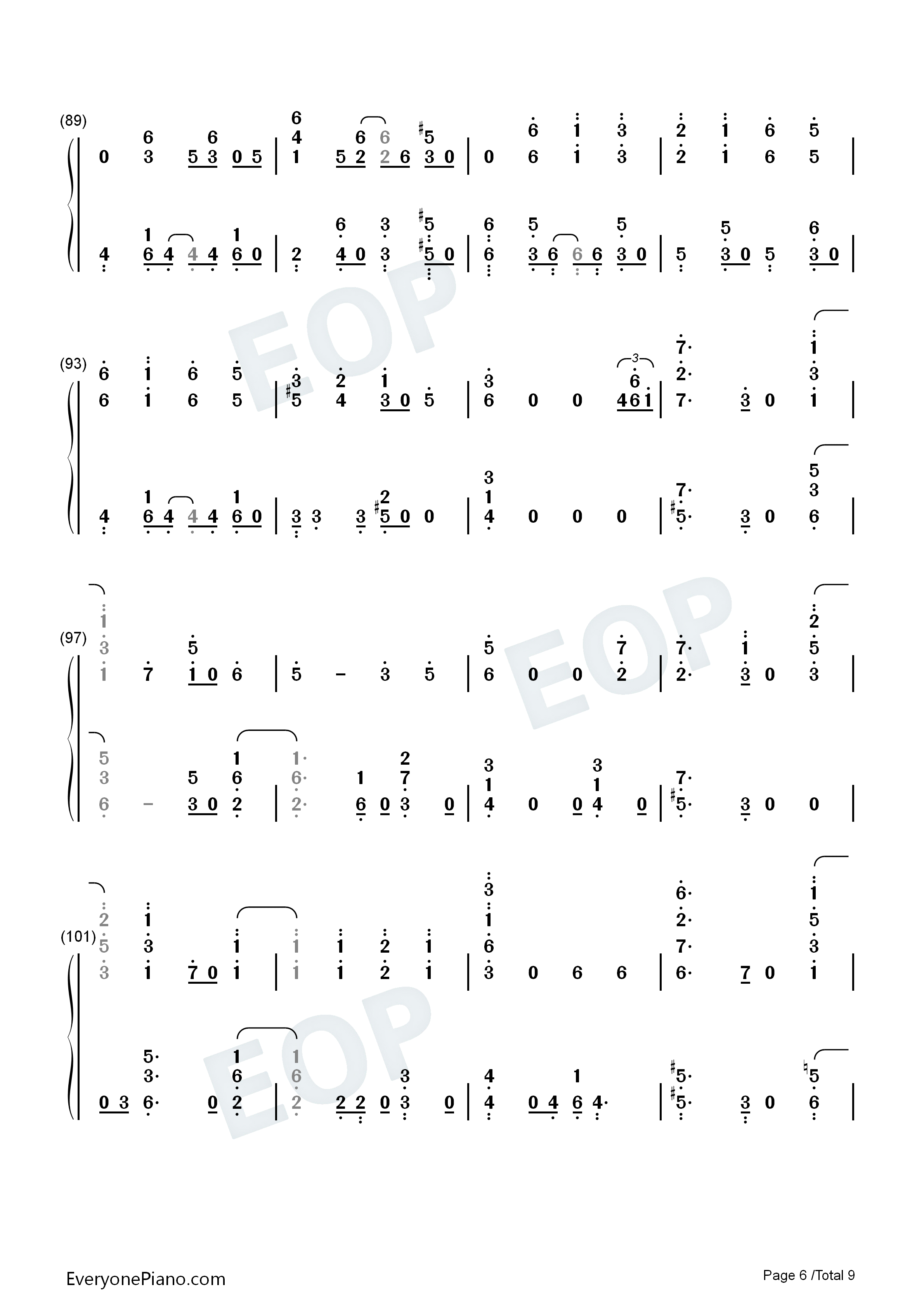 空と虚钢琴简谱_ササノマリイ演唱