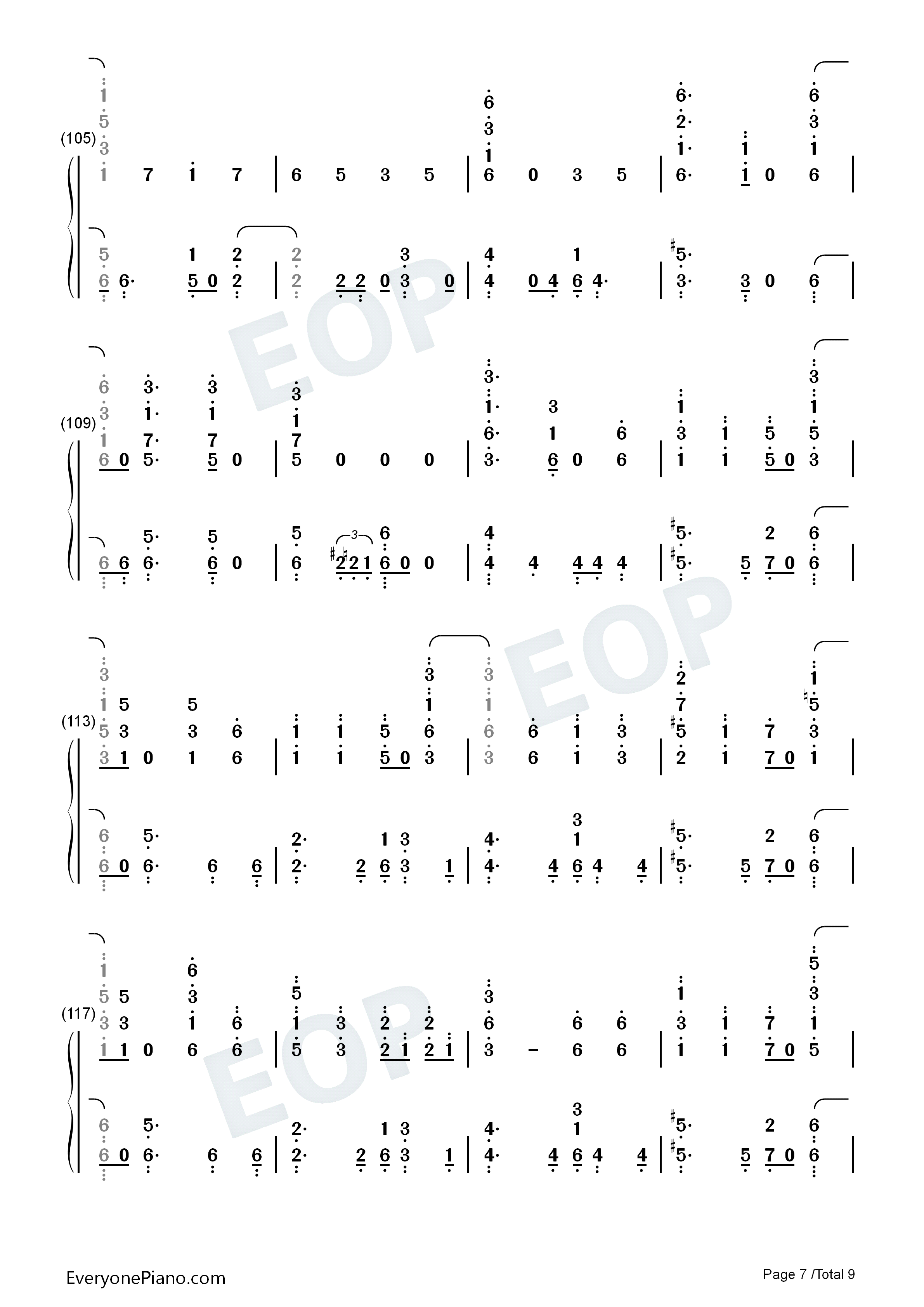 空と虚钢琴简谱_ササノマリイ演唱