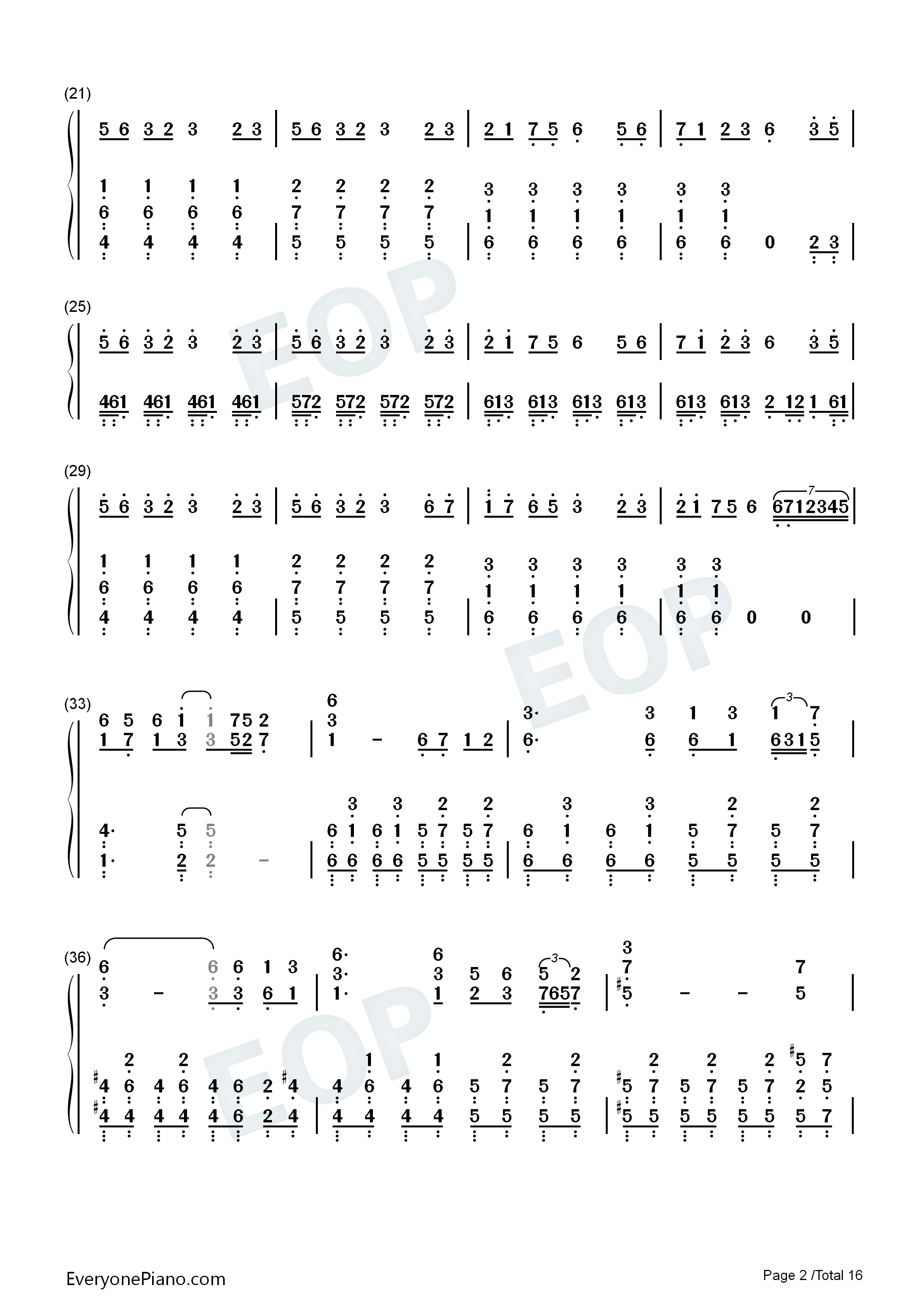 Touhou_Piano_Medley钢琴简谱_Touhou演唱