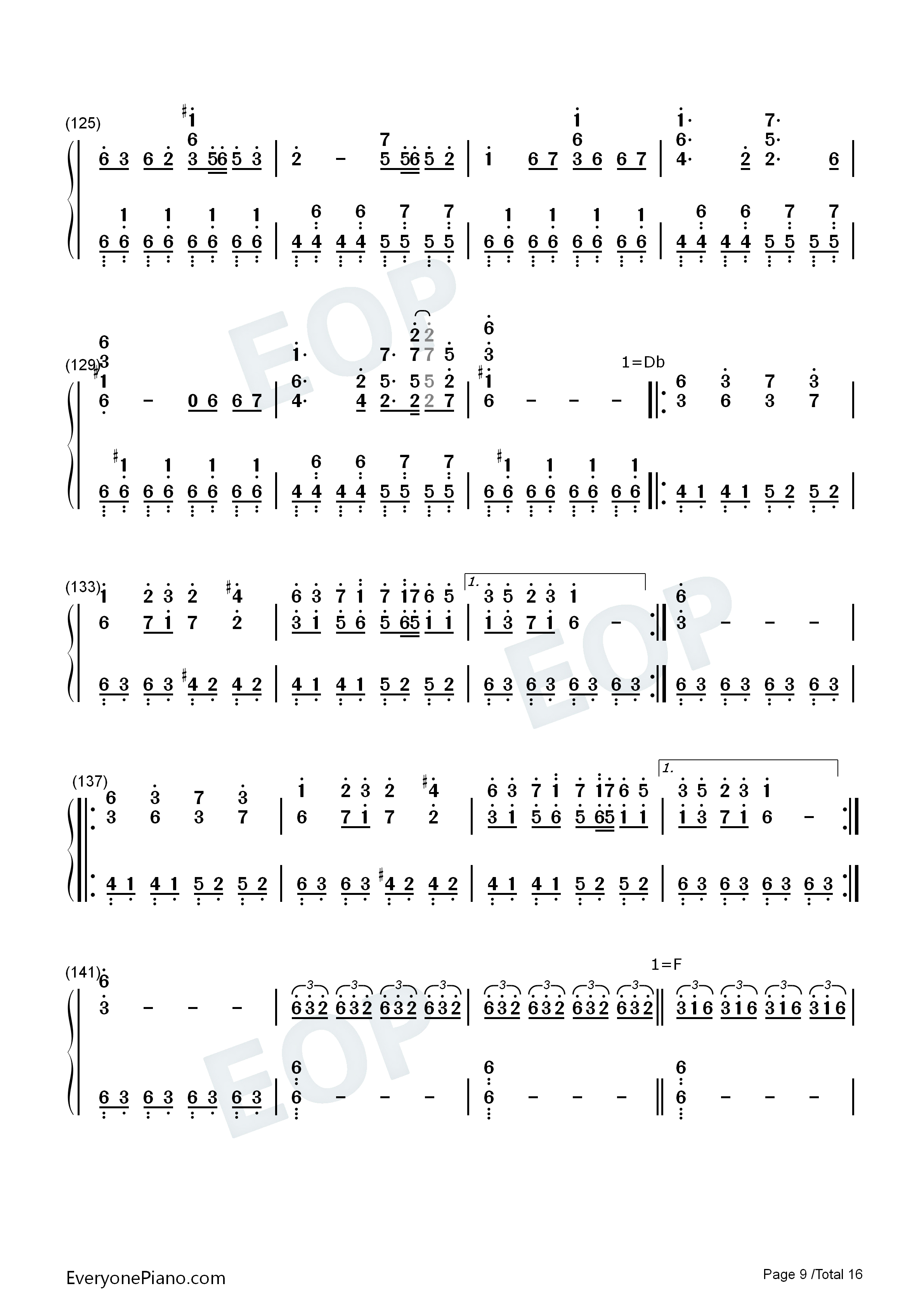 Touhou_Piano_Medley钢琴简谱_Touhou演唱